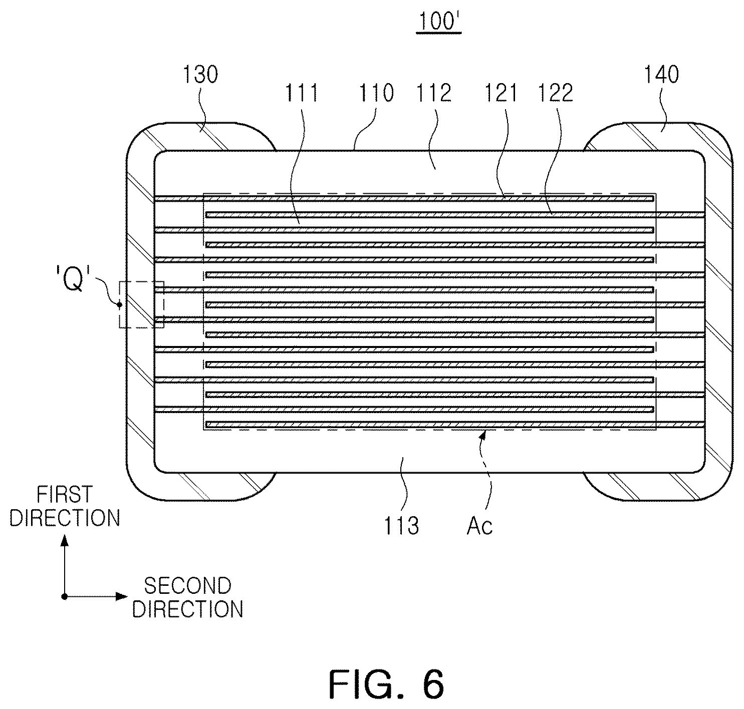 Patent US12586729 Figure 5 – Multilayer electronic component