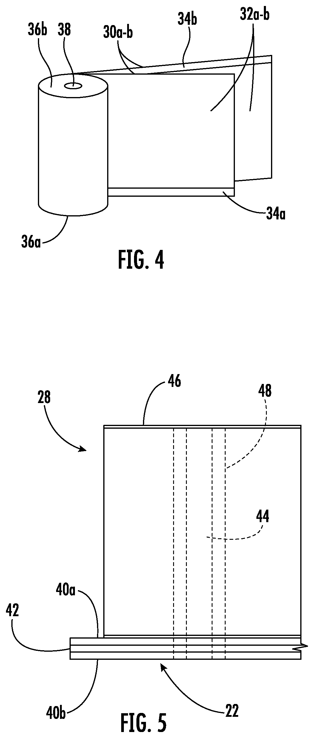 Patent US12586730 Figure 4 – Capacitor assembly with laminar bus plate arrangement