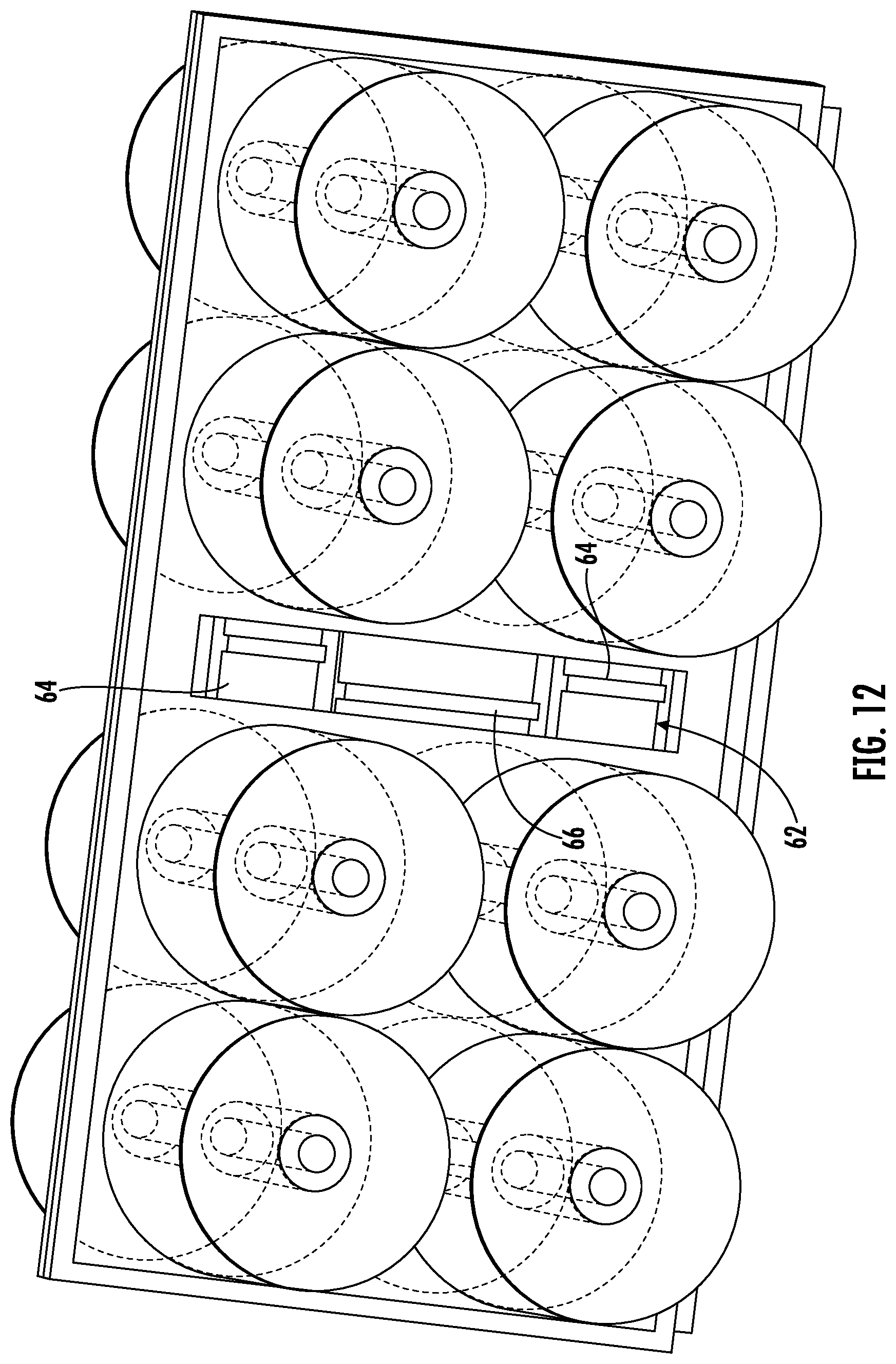 Patent US12586730 Figure 10 – Capacitor assembly with laminar bus plate arrangement