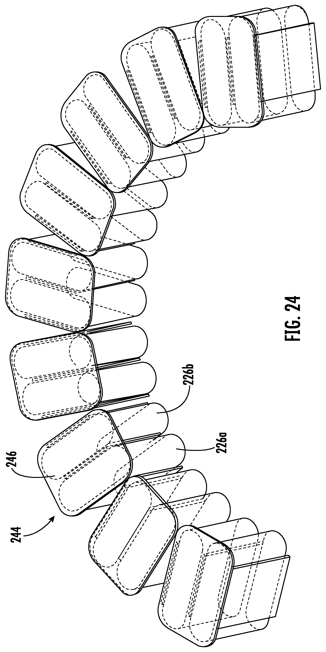 Patent US12586730 Figure 20 – Capacitor assembly with laminar bus plate arrangement