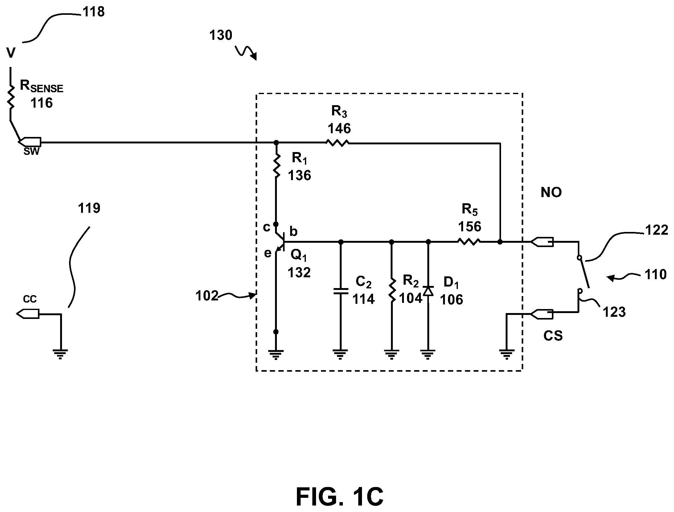Patent US12586738 Figure 3 – Electronic snubber for elimination of switch contact impedance increase and arc contaminant deposition