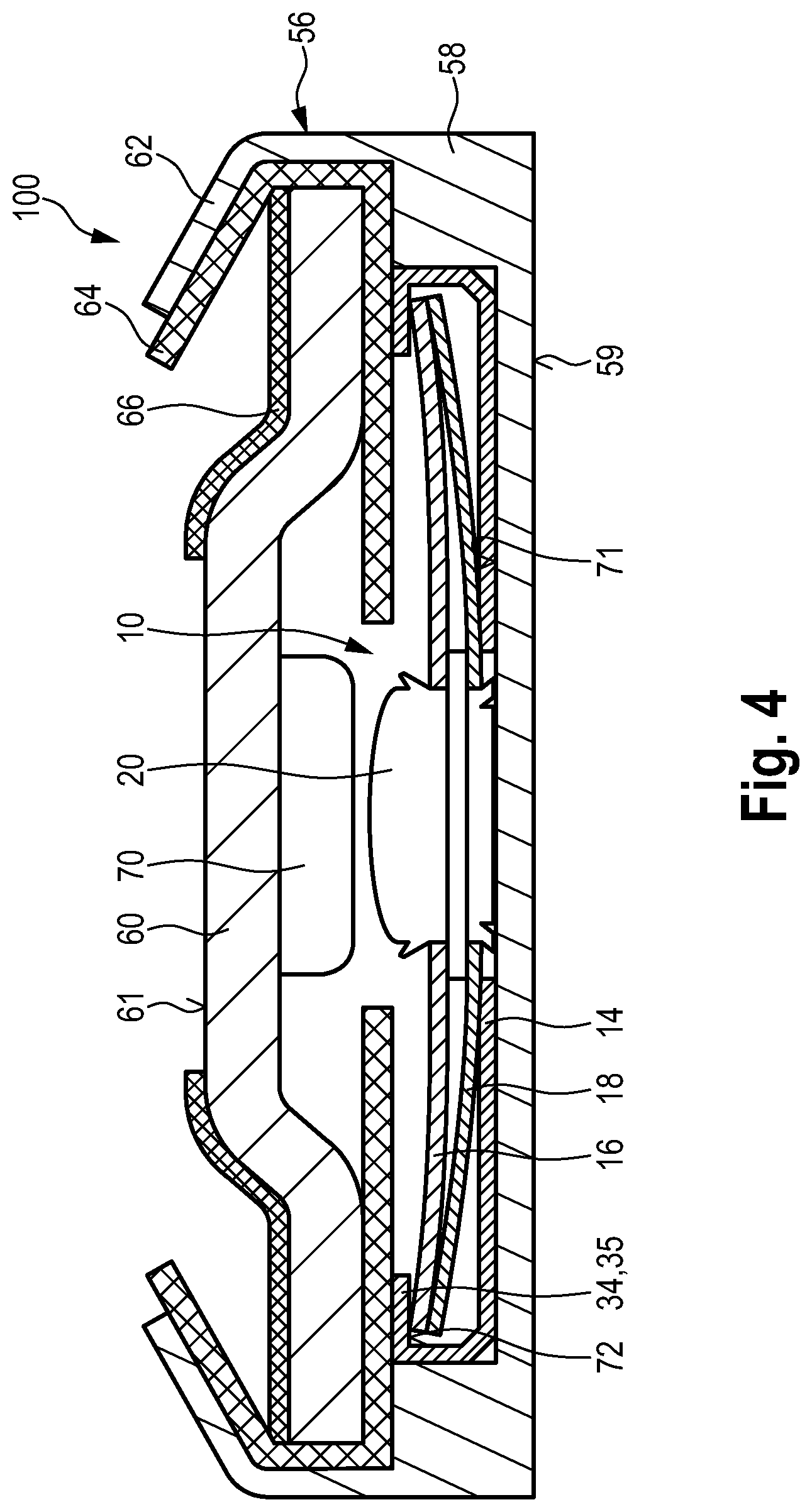 Patent US12586745 Figure 3 – Temperature-dependent switching mechanism and temperature-dependent switch