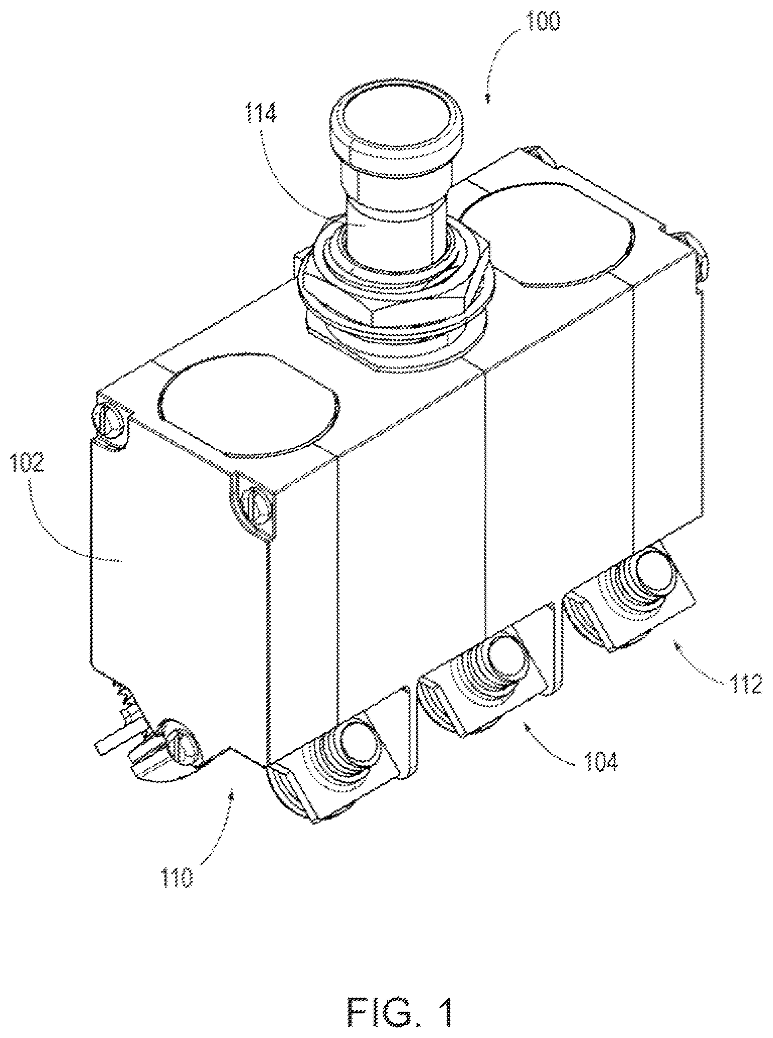 Patent US12586746 Figure 1 – Circuit breaker trip mechanism assembly