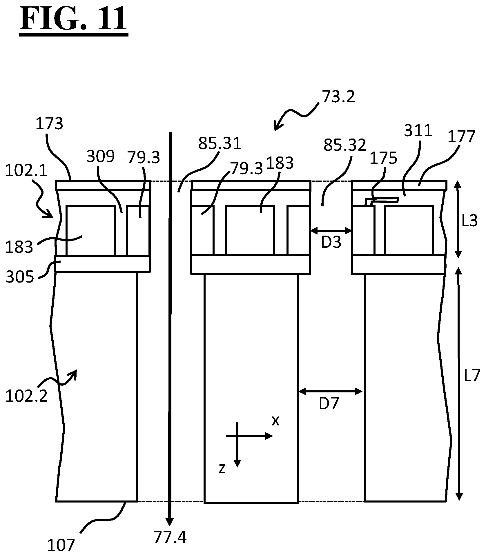 Patent US12586749 Figure 11 – Certain improvements of multi-beam generating and multi-beam deflecting units
