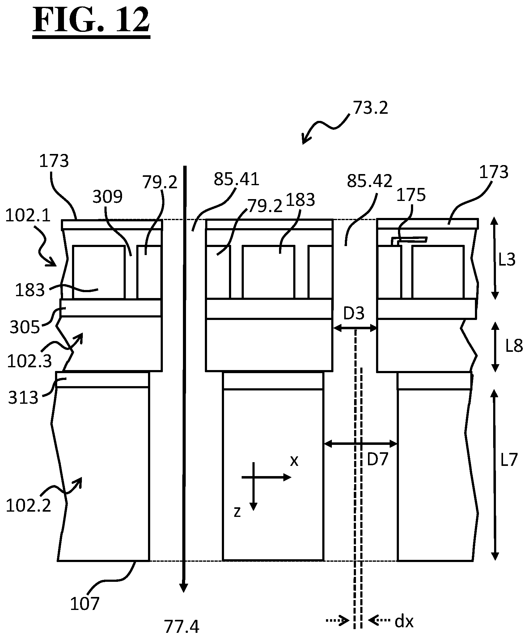 Patent US12586749 Figure 12 – Certain improvements of multi-beam generating and multi-beam deflecting units