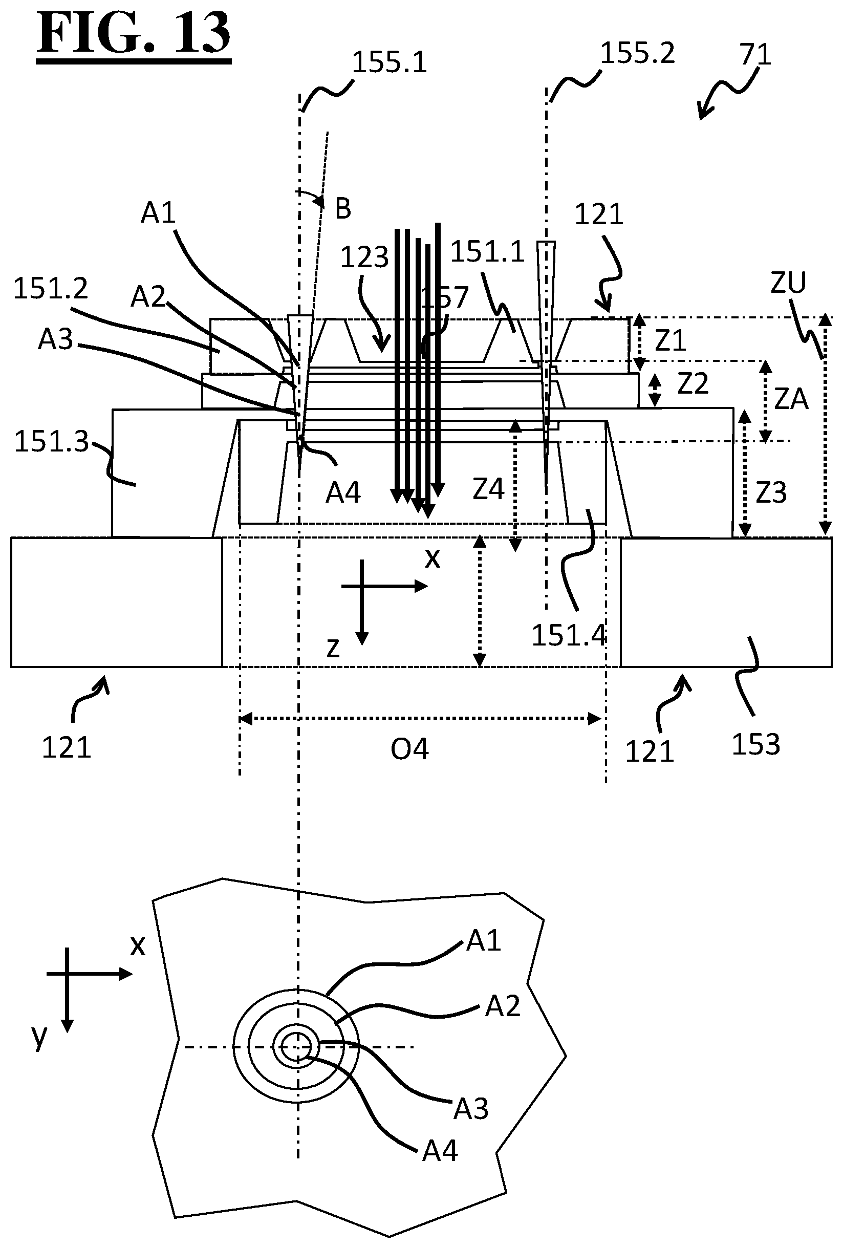 Patent US12586749 Figure 13 – Certain improvements of multi-beam generating and multi-beam deflecting units