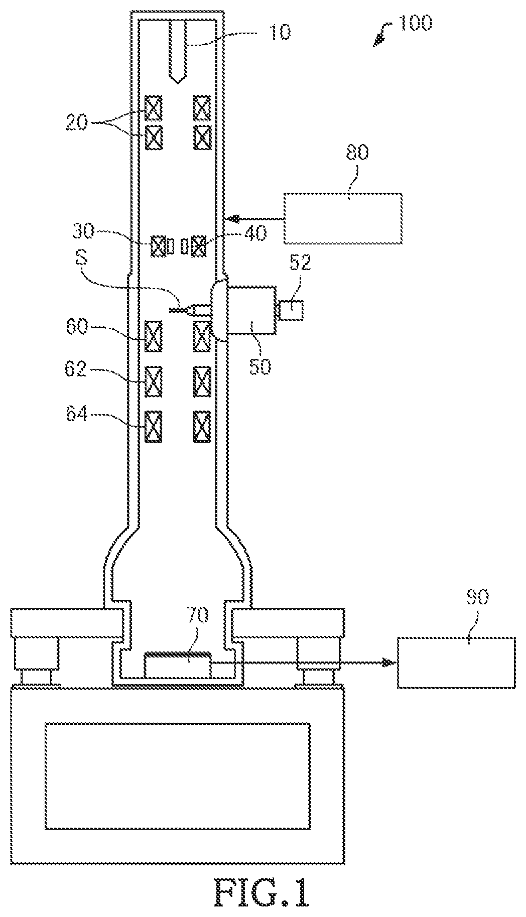 Patent US12586750 Figure 1 – Charged particle beam system and control method therefor