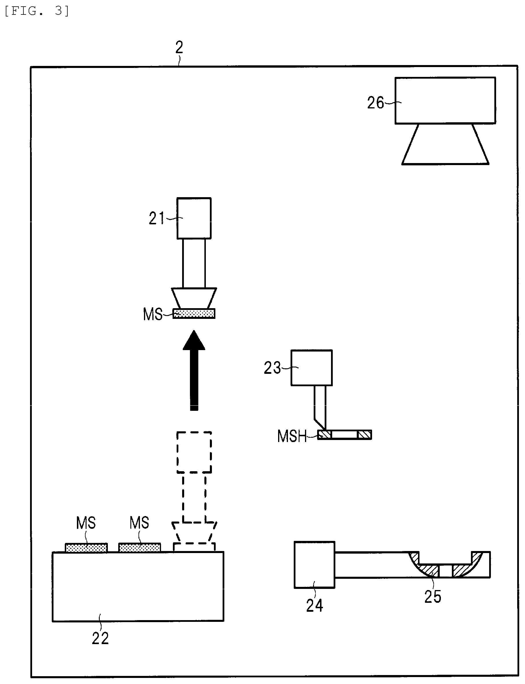 Patent US12586751 Figure 3 – Transfer device and analysis system