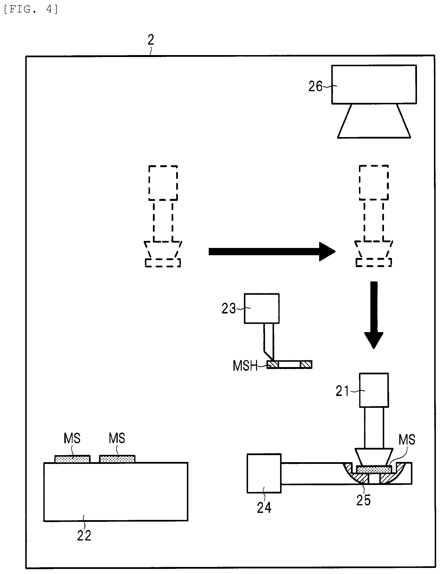 Patent US12586751 Figure 4 – Transfer device and analysis system