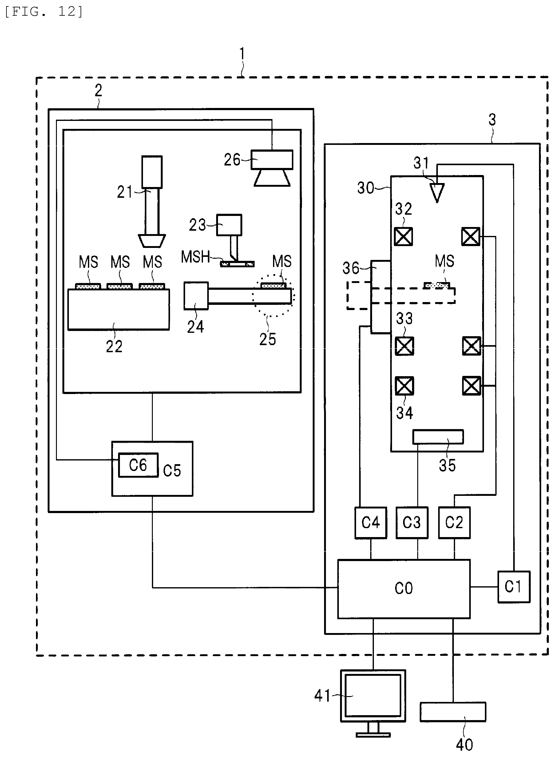 Patent US12586751 Figure 10 – Transfer device and analysis system