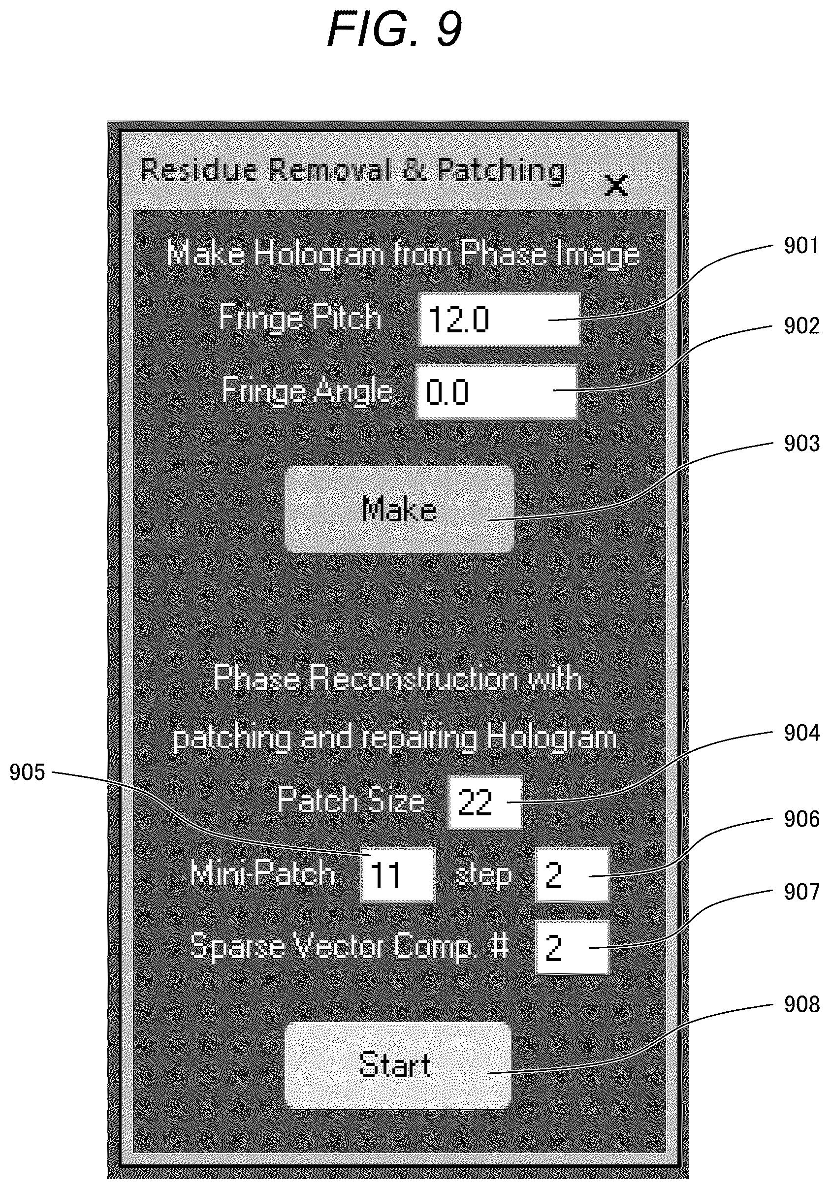 Patent US12586754 Figure 9 – Phase image processing apparatus and phase image processing method