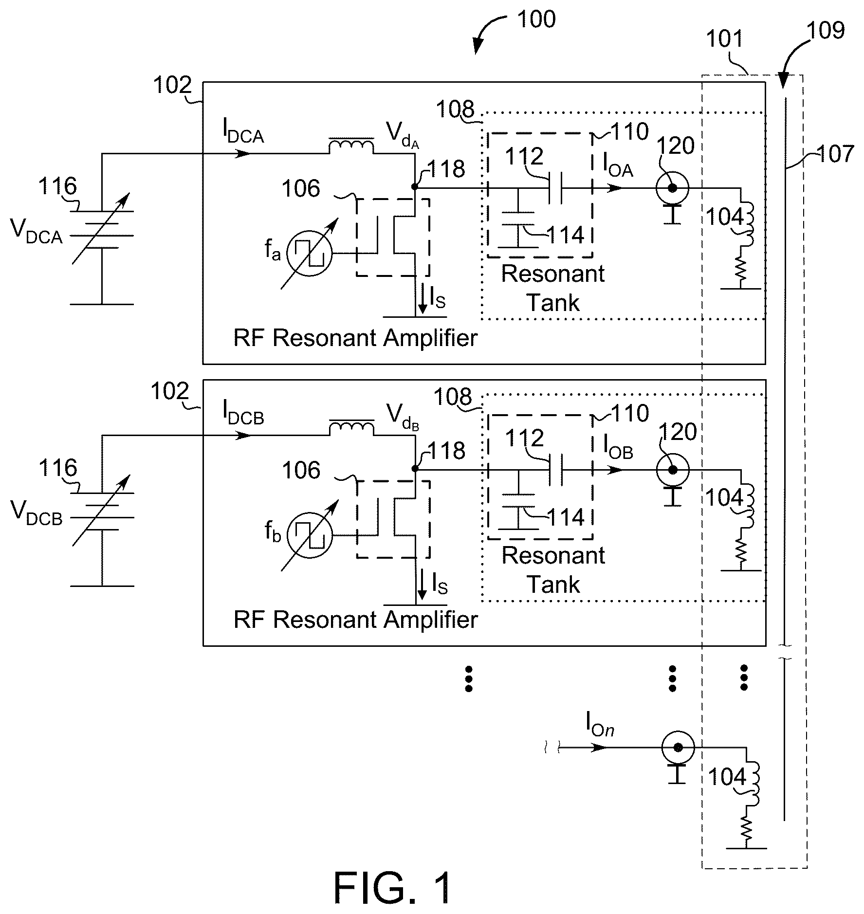 Patent US12586758 Figure 1 – Power delivery to a plasma via inductive coupling