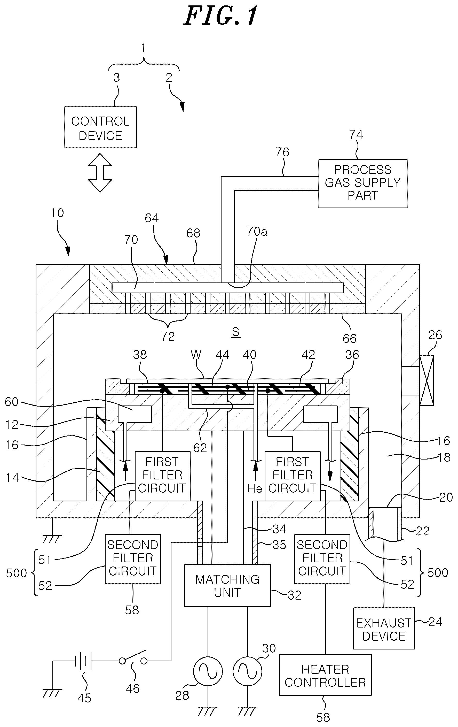 Patent US12586762 — Filter circuit — Figure 1