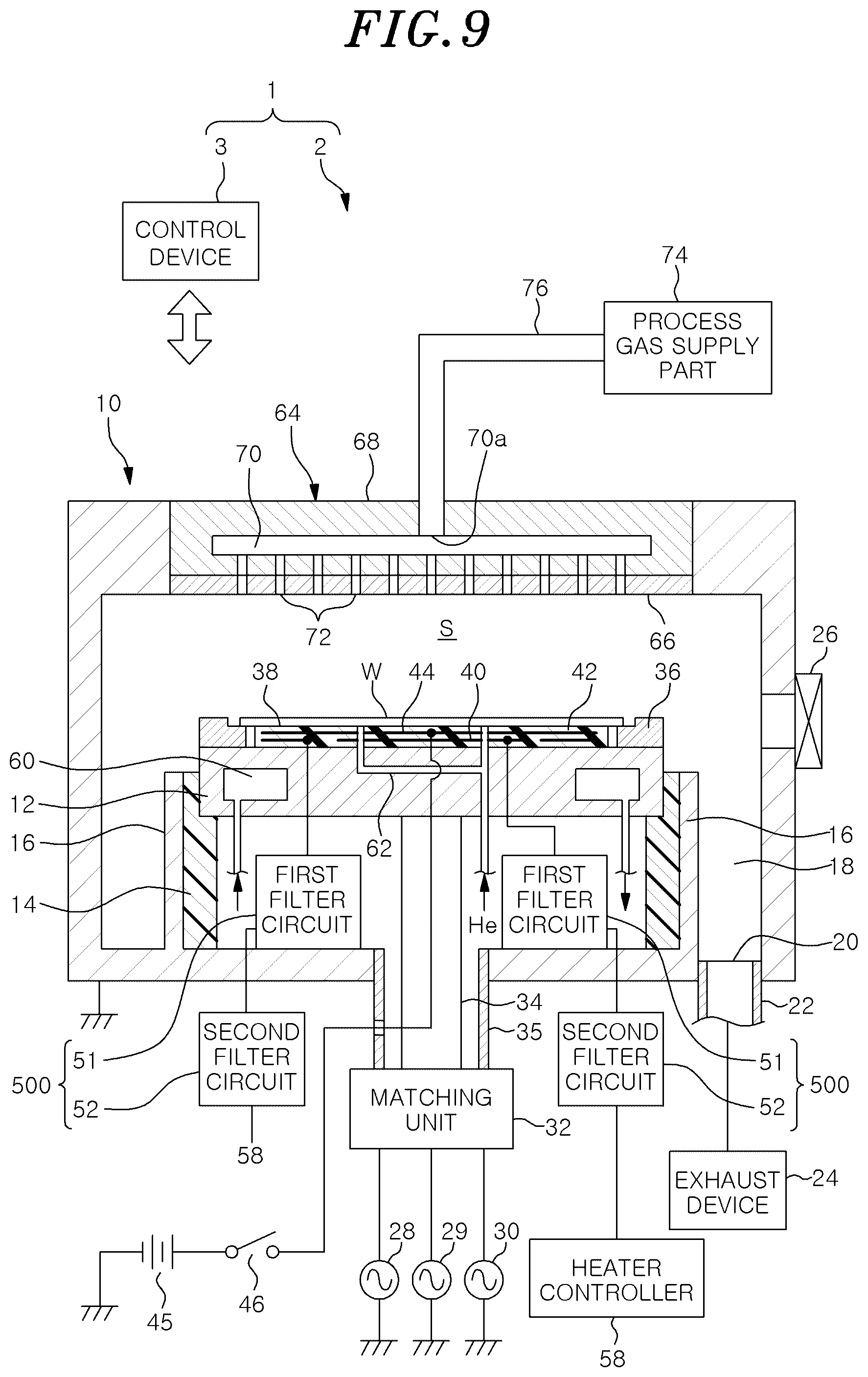 Patent US12586762 Figure 7 – Filter circuit