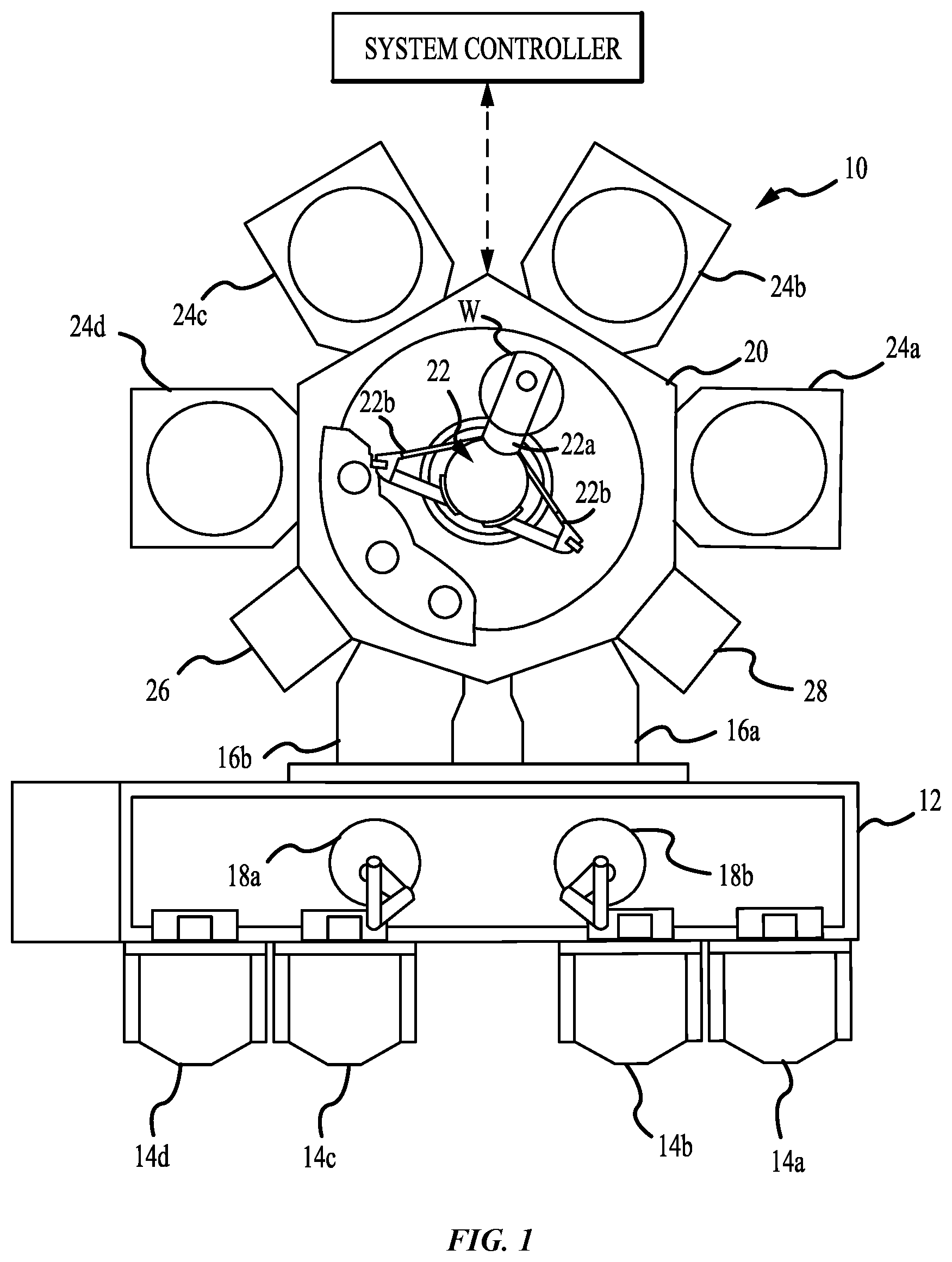 Patent US12586767 Figure 1 – Multi-port cross flow system