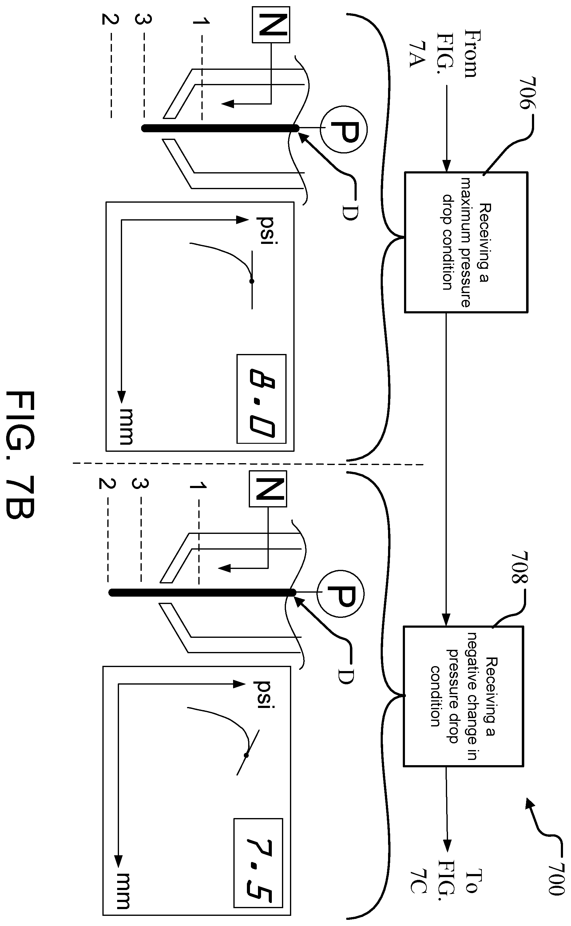 Patent US12586771 Figure 8 – Electrode protrusion adjustment for maximizing pressure drop across liquid transport conduit