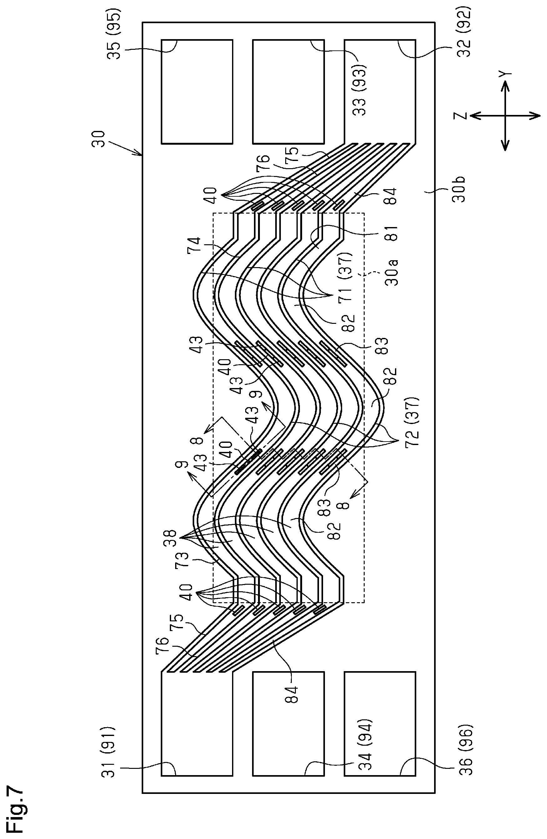 Patent US12586797 Figure 5 – Separator for fuel cell and single cell for fuel cell