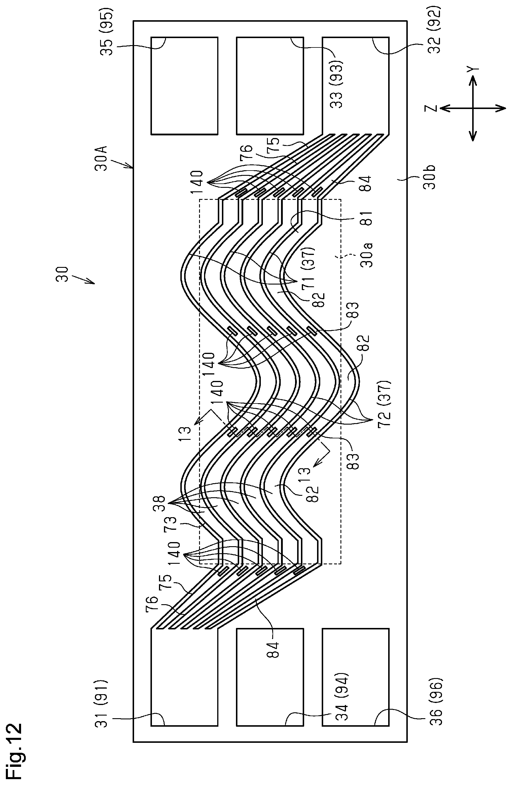 Patent US12586797 Figure 8 – Separator for fuel cell and single cell for fuel cell