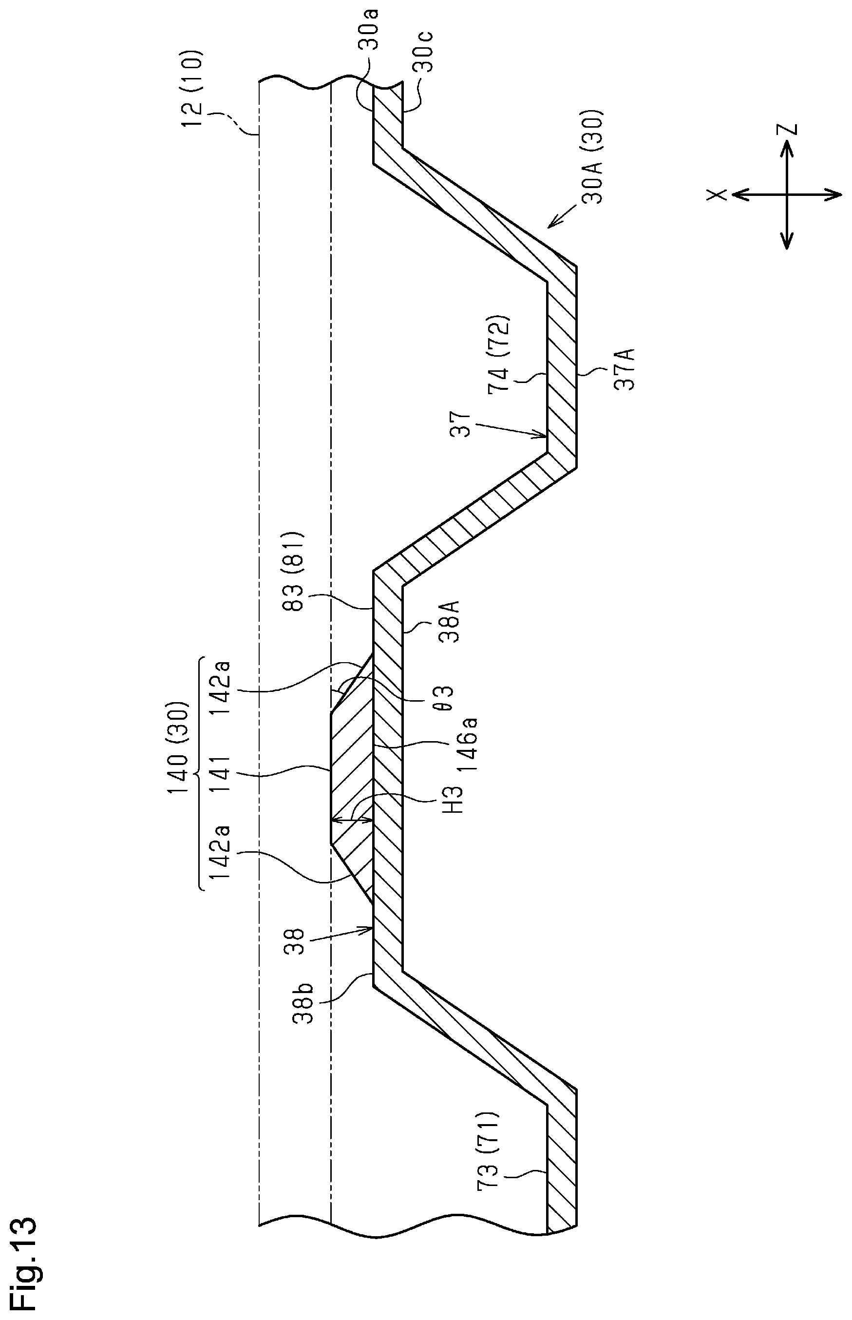 Patent US12586797 Figure 9 – Separator for fuel cell and single cell for fuel cell
