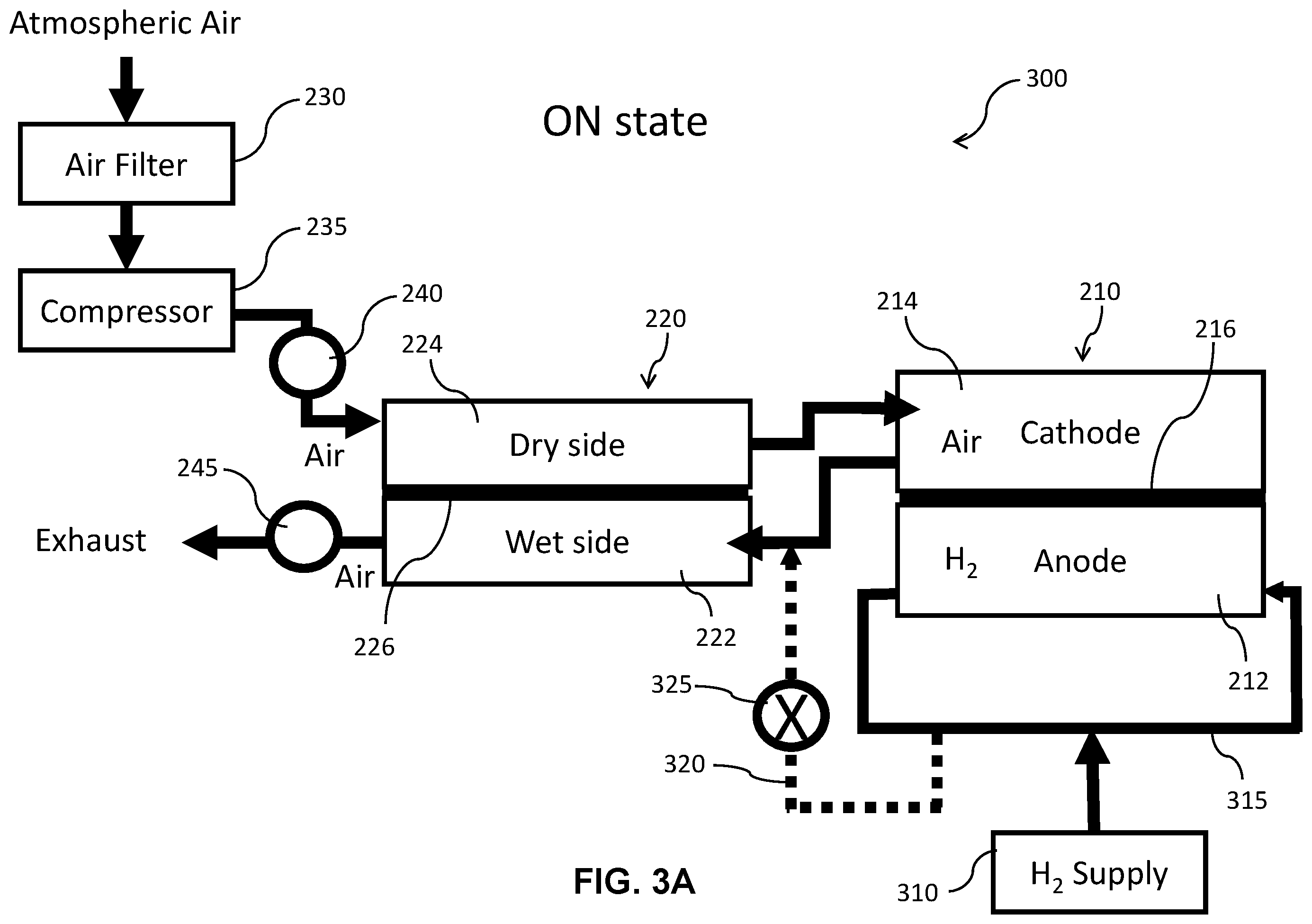 Patent US12586798 Figure 4 – Methods and apparatus for mold mitigation in fuel cell humidifiers