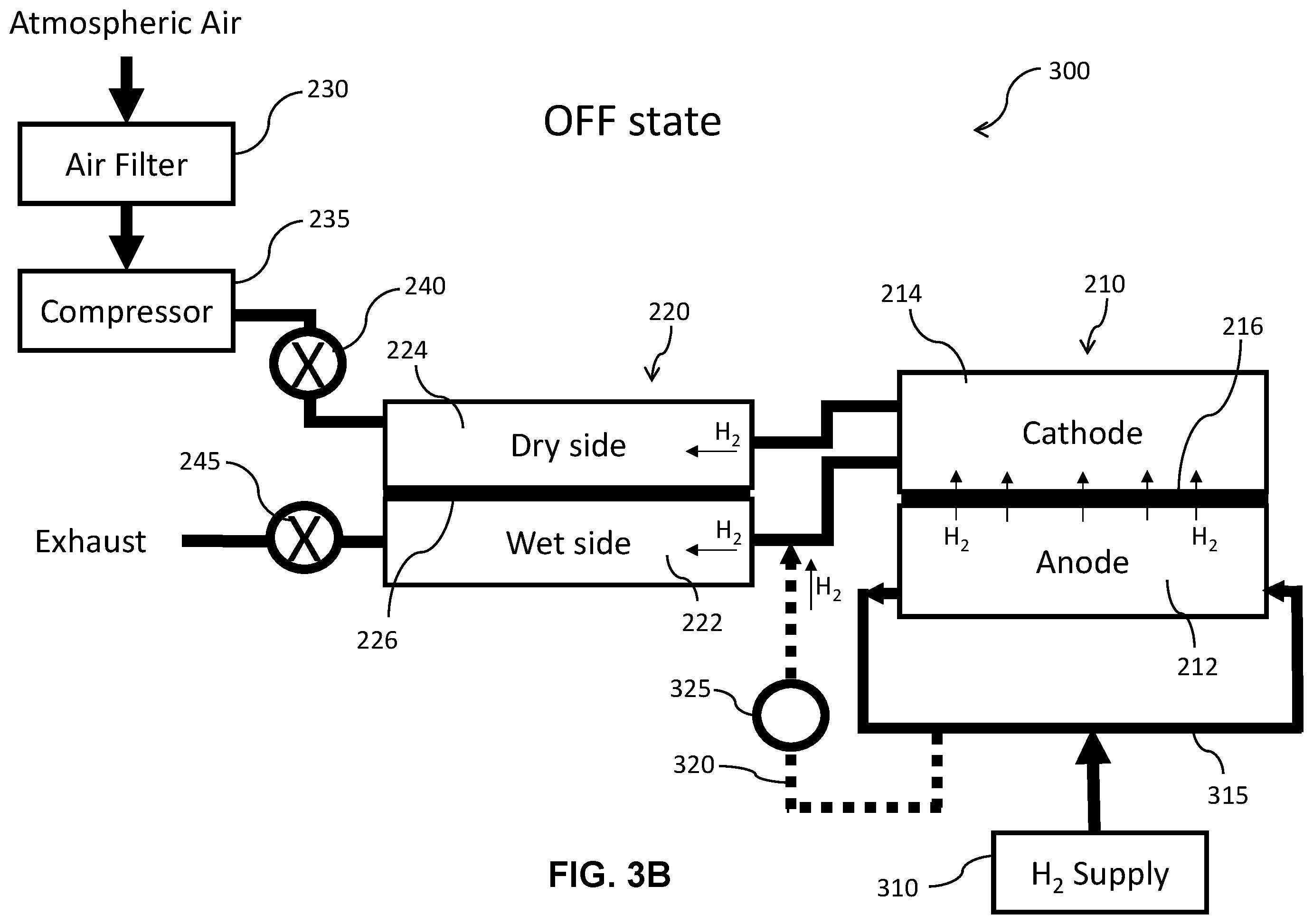 Patent US12586798 Figure 5 – Methods and apparatus for mold mitigation in fuel cell humidifiers