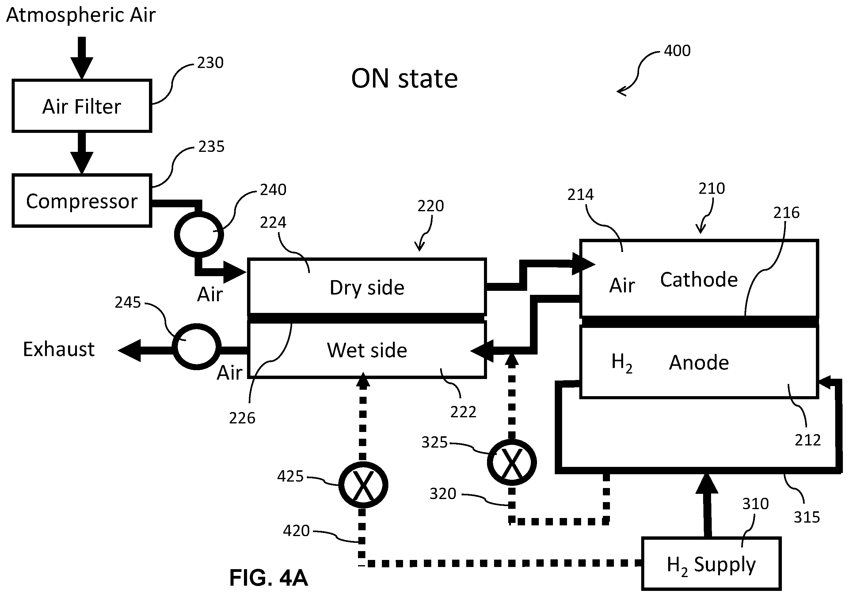 Patent US12586798 Figure 6 – Methods and apparatus for mold mitigation in fuel cell humidifiers