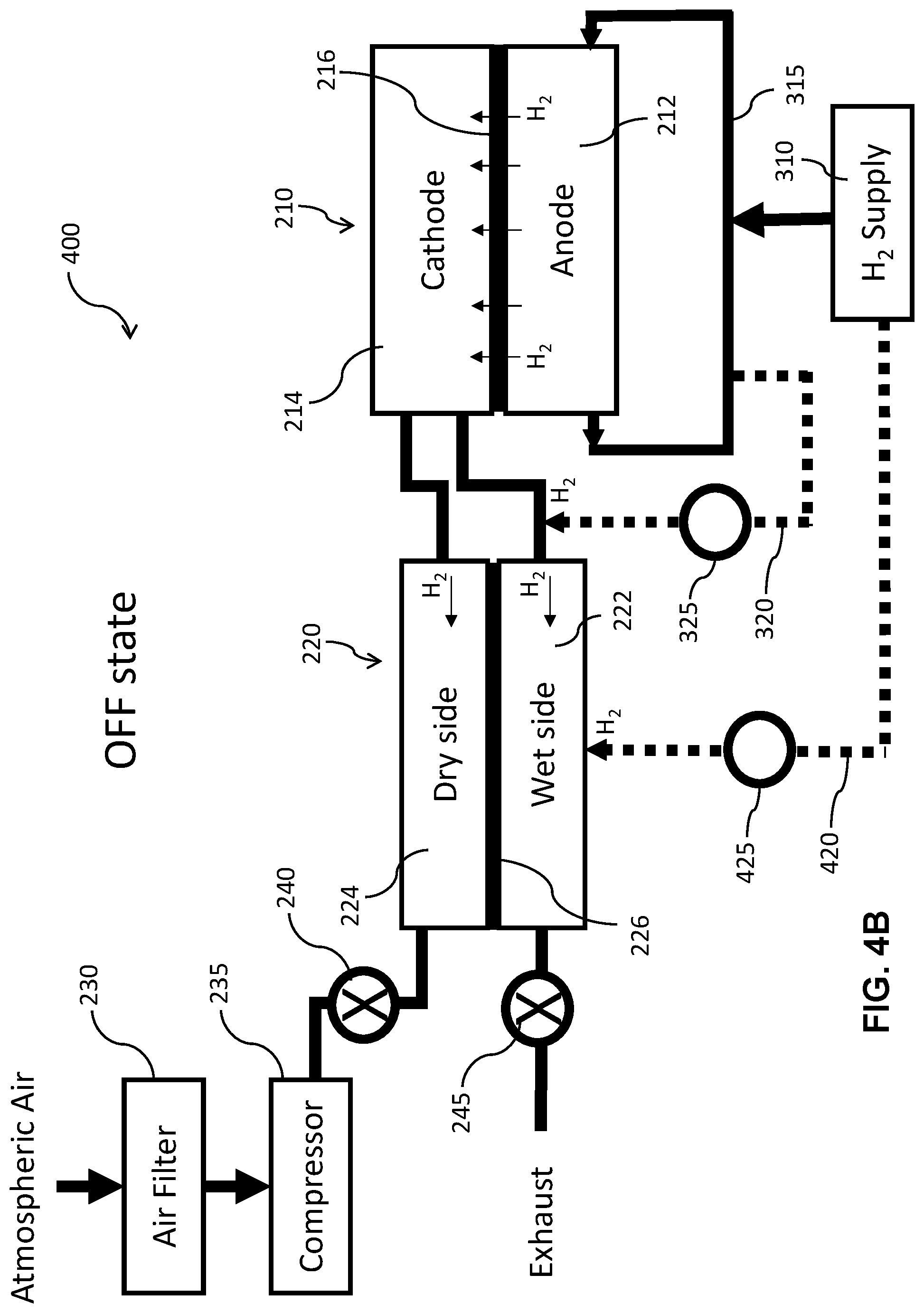 Patent US12586798 Figure 7 – Methods and apparatus for mold mitigation in fuel cell humidifiers