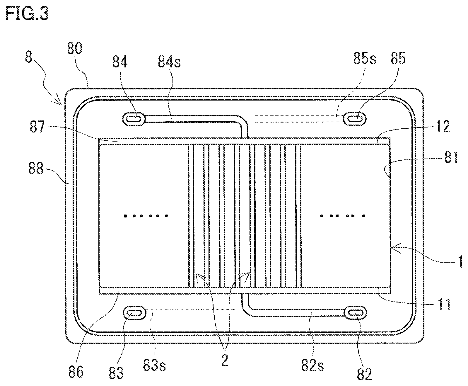 Patent US12586806 Figure 2 – Bipolar plate, cell frame, battery cell, cell stack, and redox flow battery