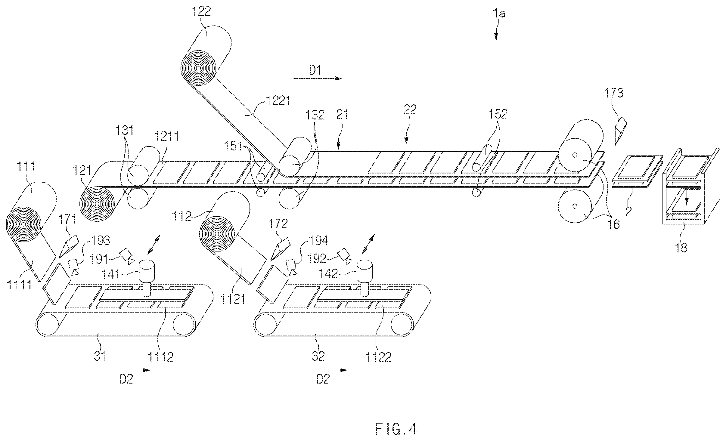 Patent US12586808 Figure 4 – Apparatus and method for manufacturing unit cells