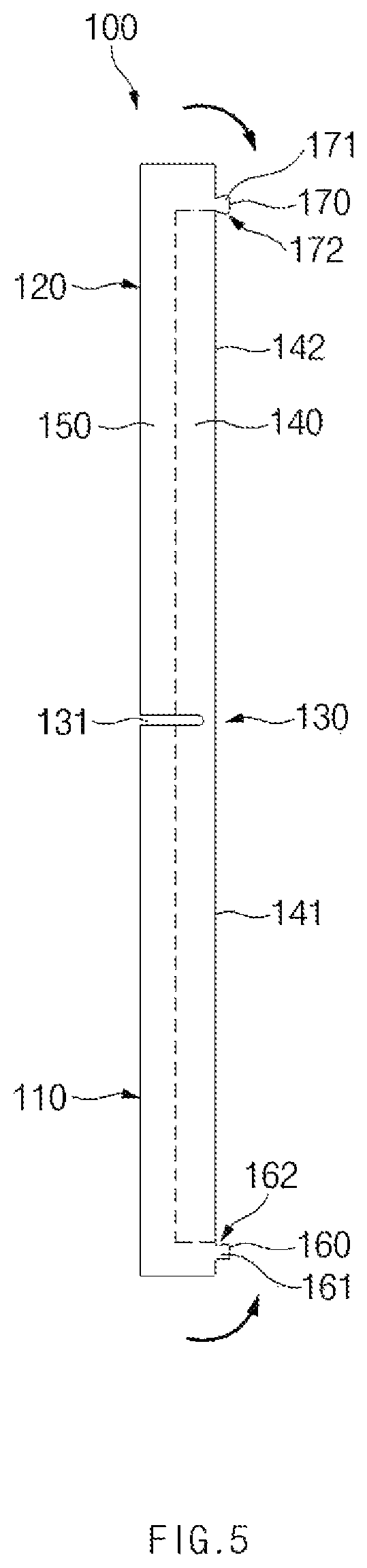 Patent US12586809 Figure 5 – Method for manufacturing secondary battery, coupling clip for manufacturing secondary battery, and secondary battery