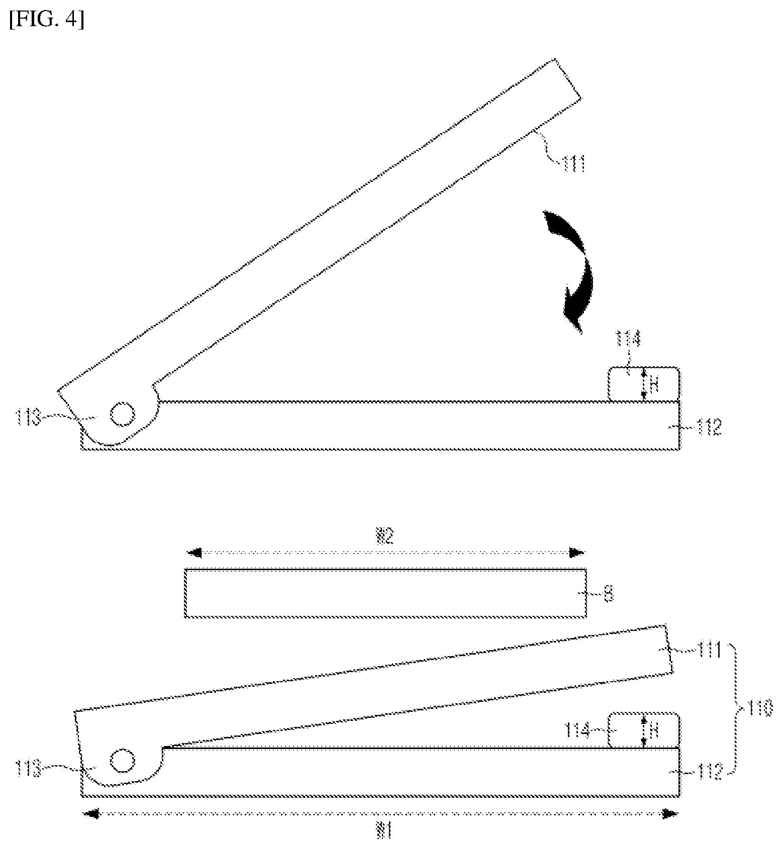 Patent US12586810 Figure 3 – Pressure jig of battery cell and gas removal method using the same
