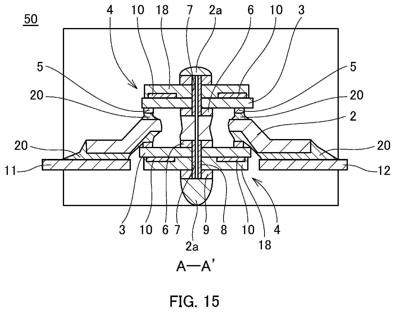 Patent US12586823 Figure 13 – Protecting device and battery pack
