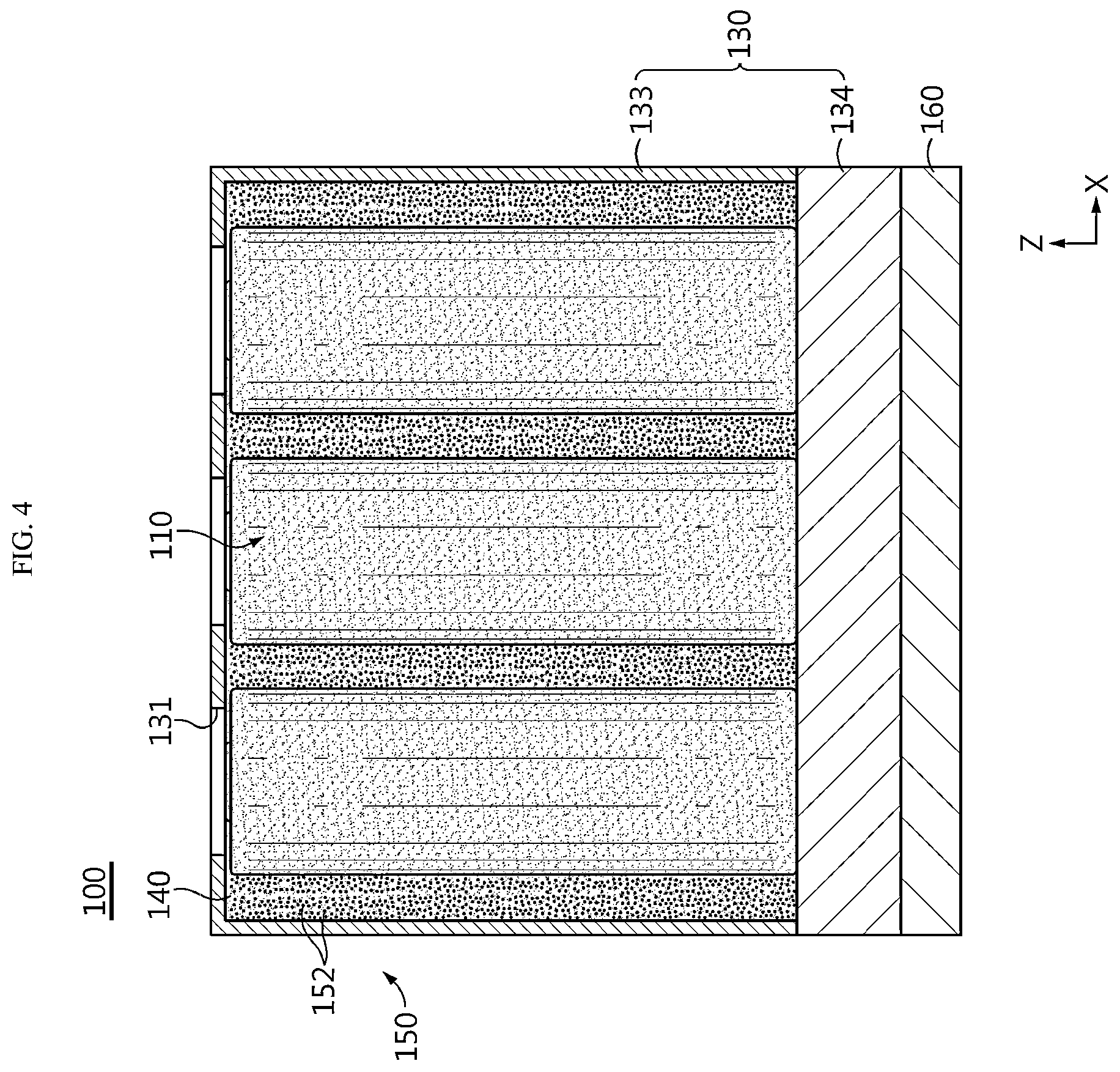 Patent US12586830 Figure 4 – Battery module, battery pack, and vehicle