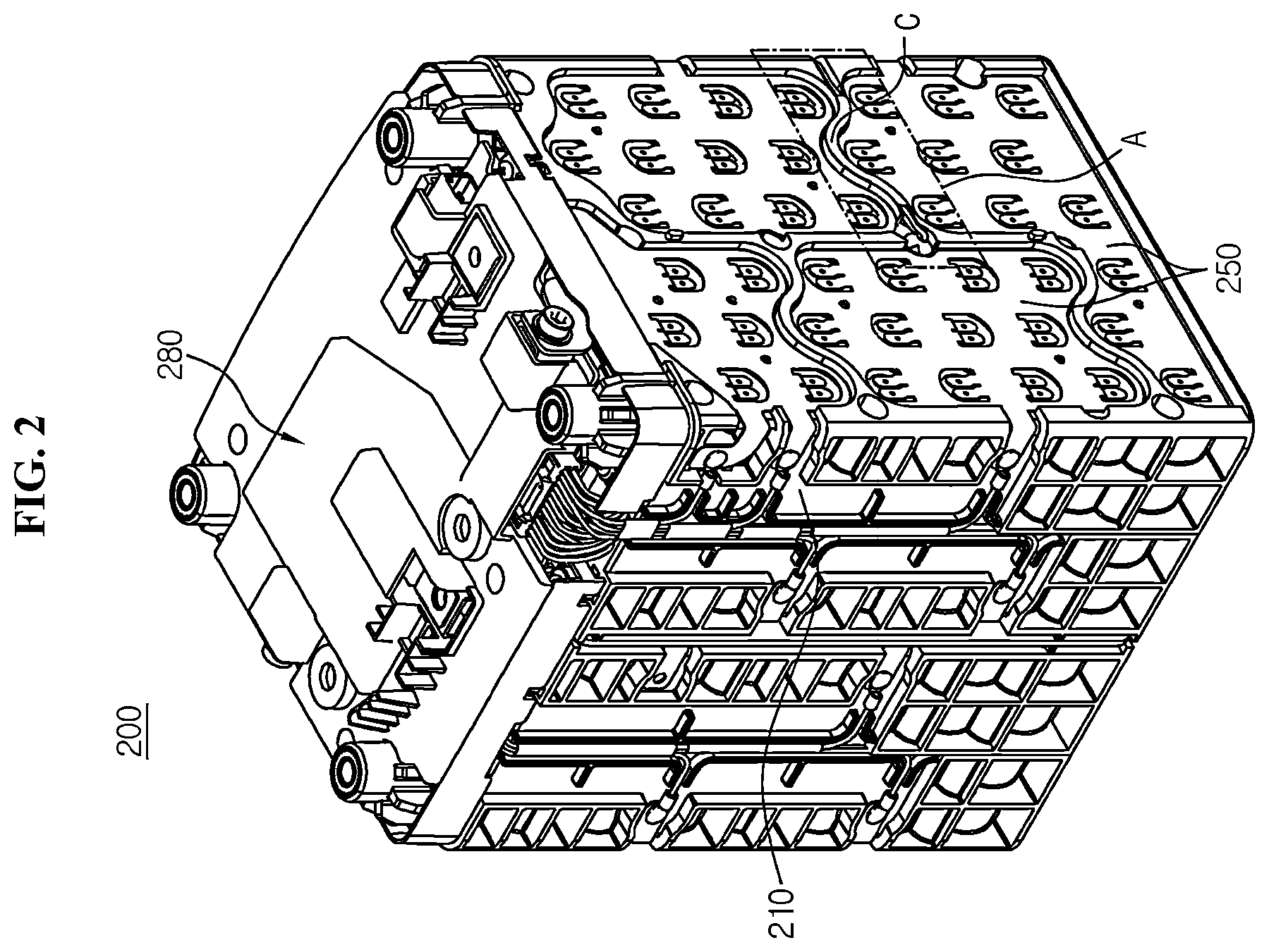 Patent US12586833 Figure 2 – Battery pack, electronic device and vehicle