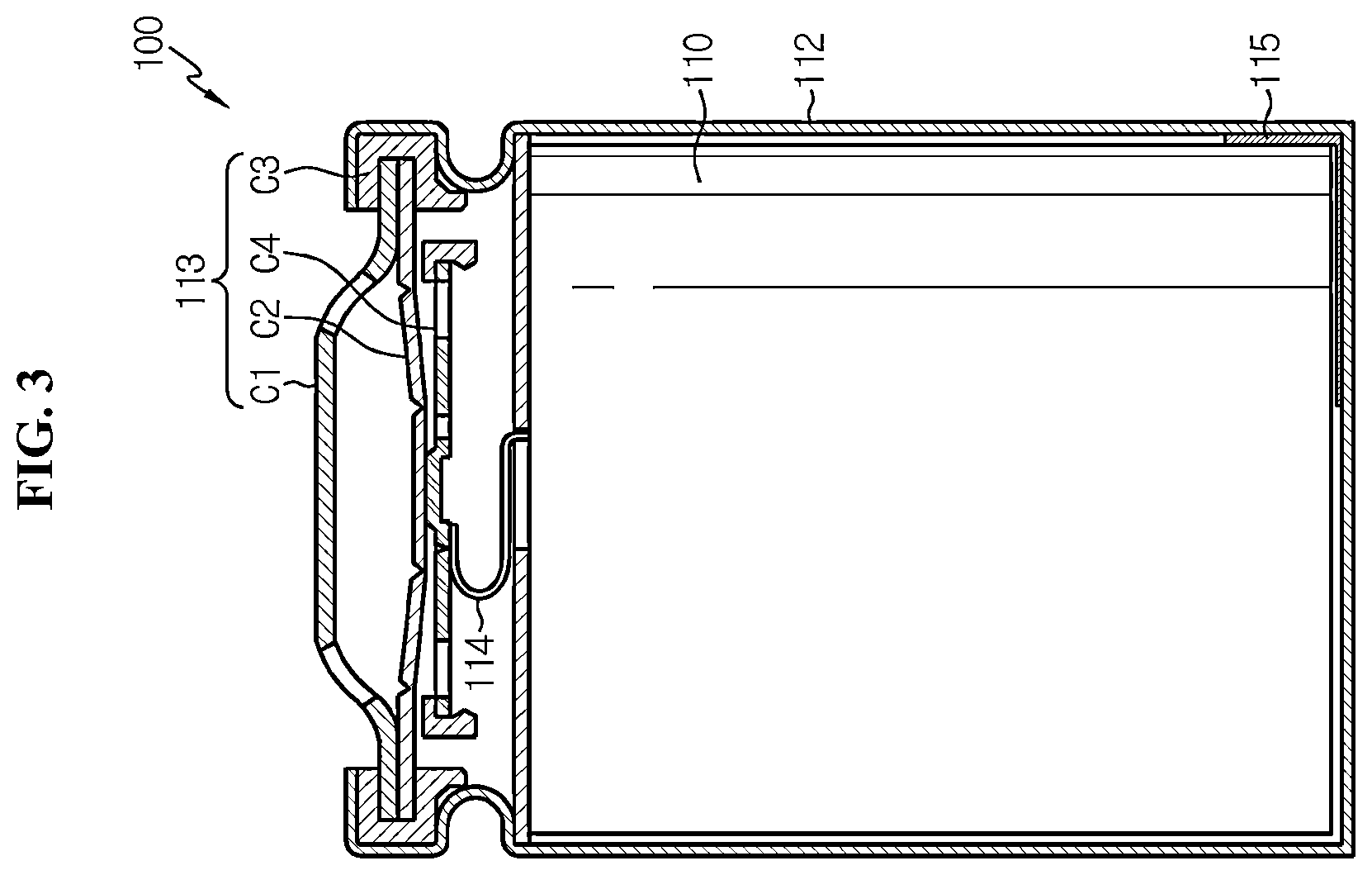 Patent US12586833 Figure 3 – Battery pack, electronic device and vehicle