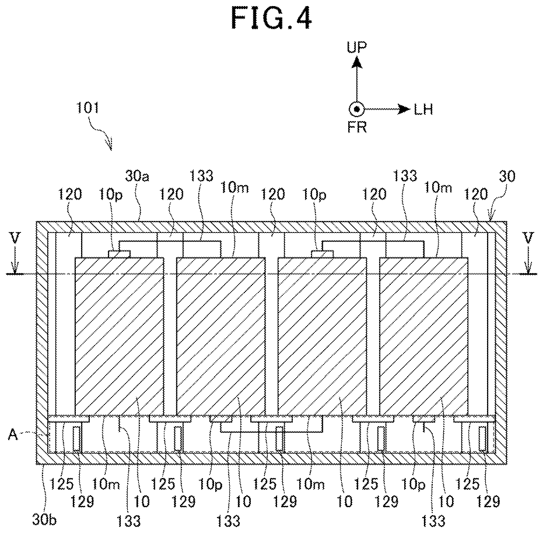 Patent US12586836 Figure 4 – Battery module