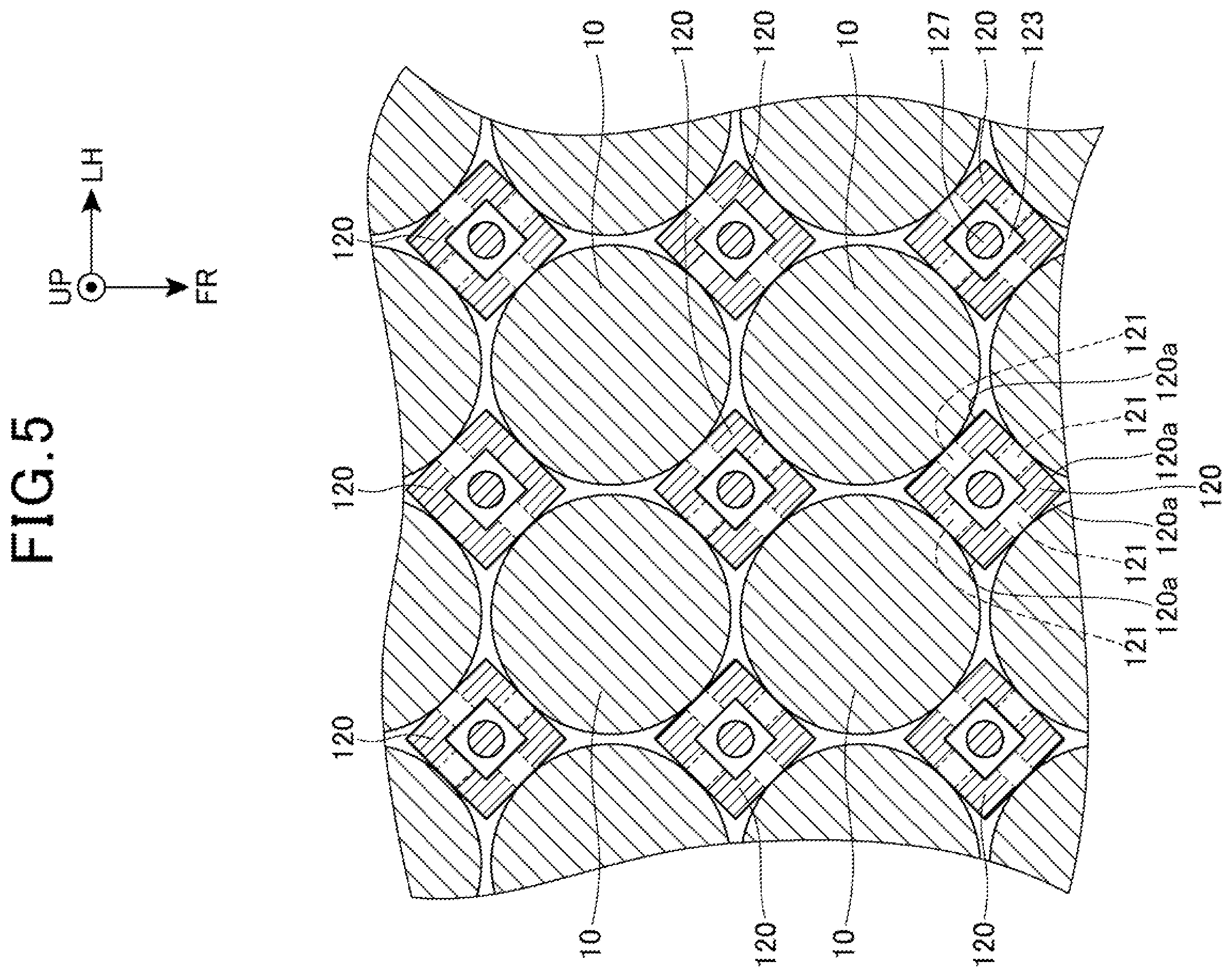 Patent US12586836 Figure 5 – Battery module