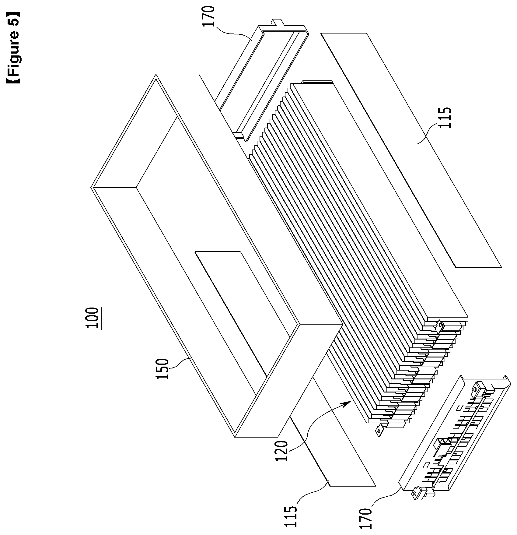 Patent US12586837 Figure 5 – Battery module and battery pack including the same