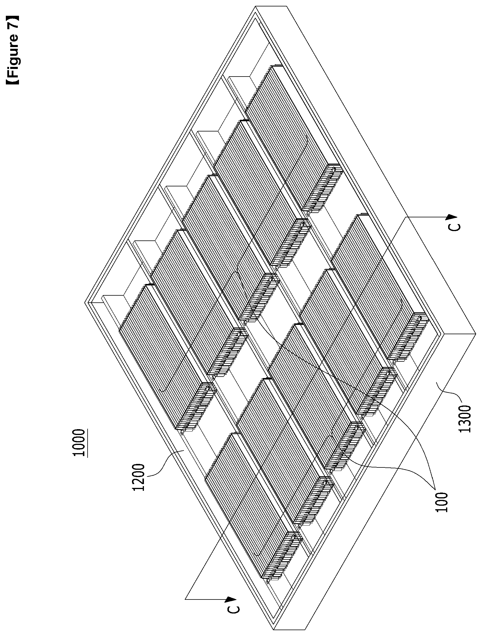 Patent US12586837 Figure 7 – Battery module and battery pack including the same