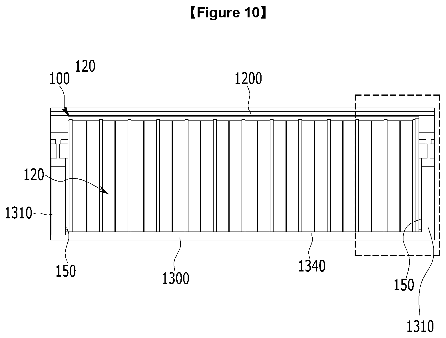 Patent US12586837 Figure 10 – Battery module and battery pack including the same
