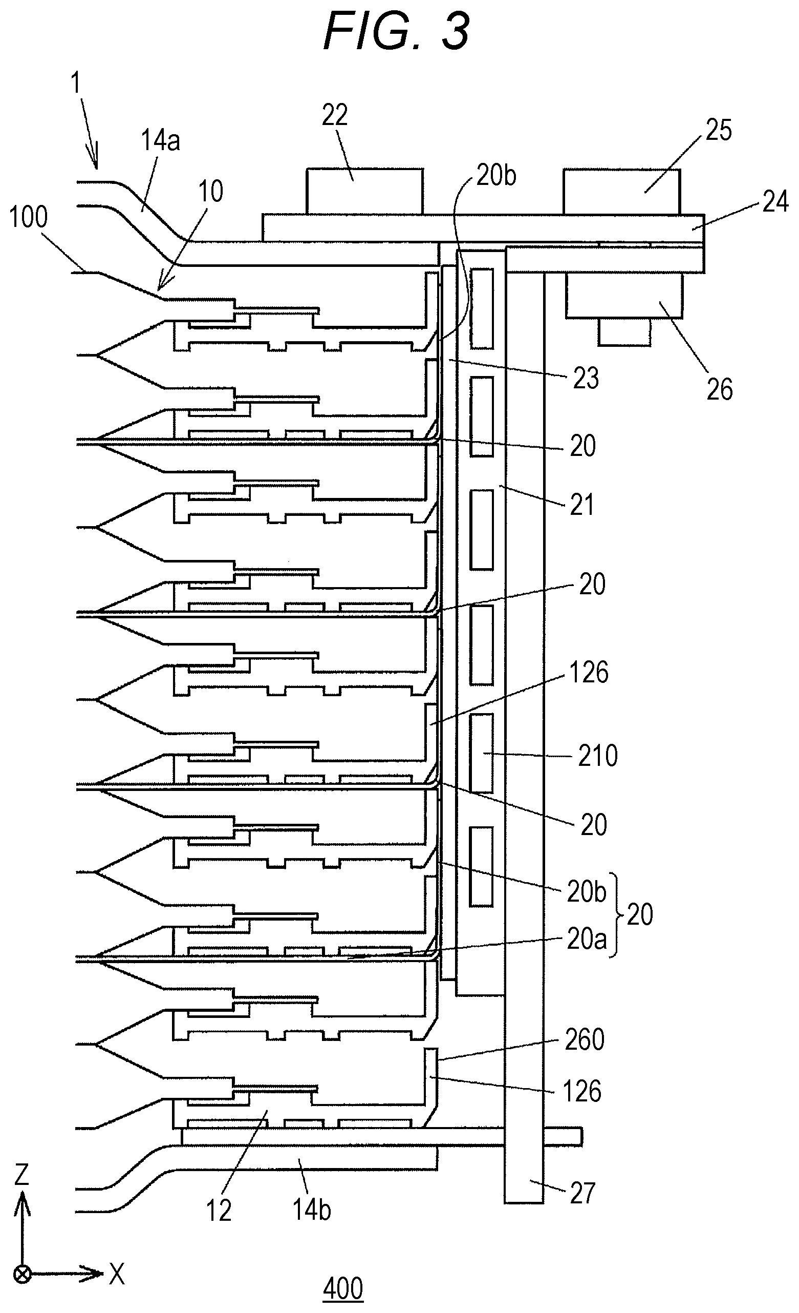 Patent US12586839 Figure 3 – Battery module with improved cooling performance, battery device including said battery module, and method for manufacturing said battery module