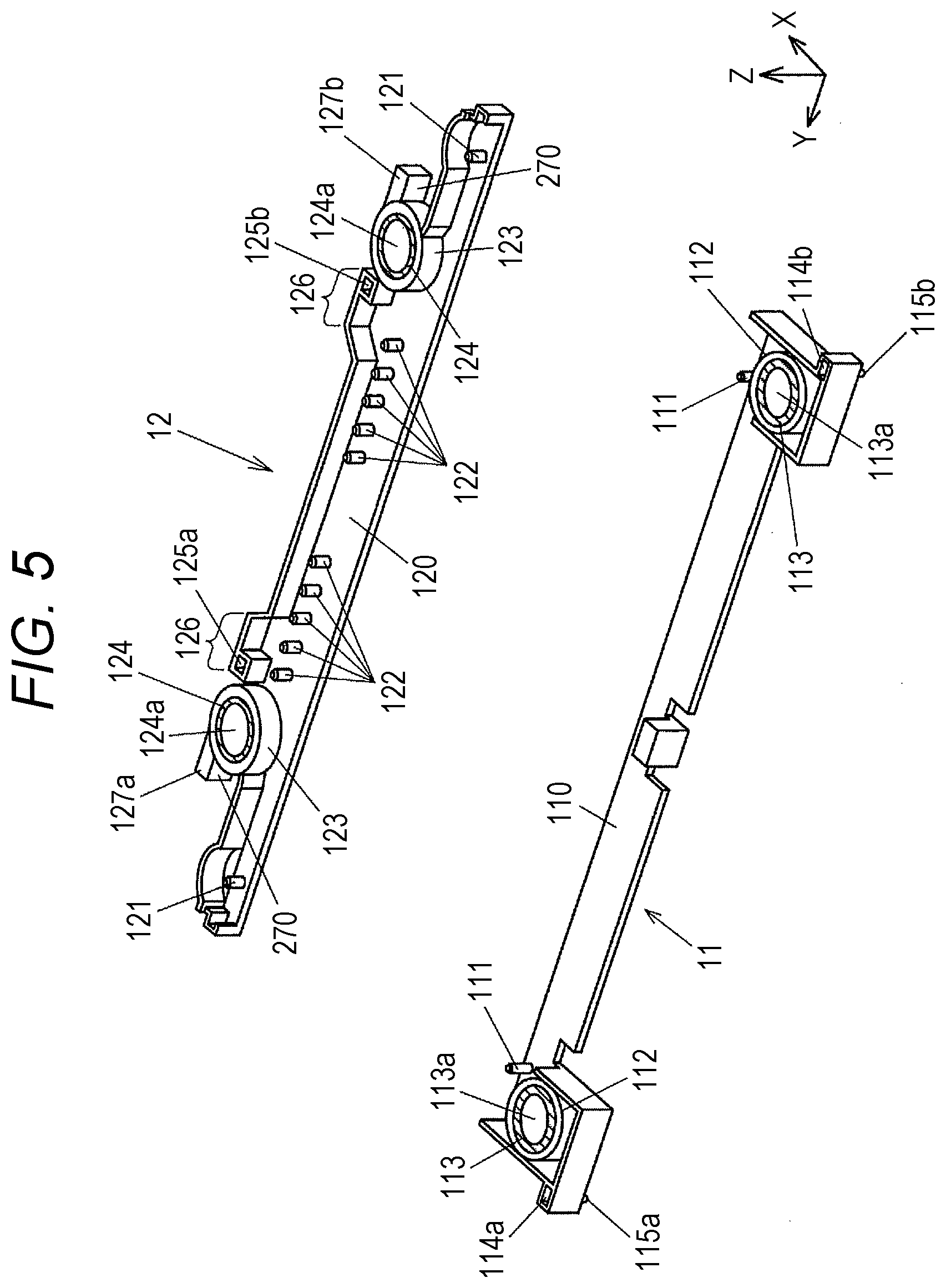 Patent US12586839 Figure 5 – Battery module with improved cooling performance, battery device including said battery module, and method for manufacturing said battery module