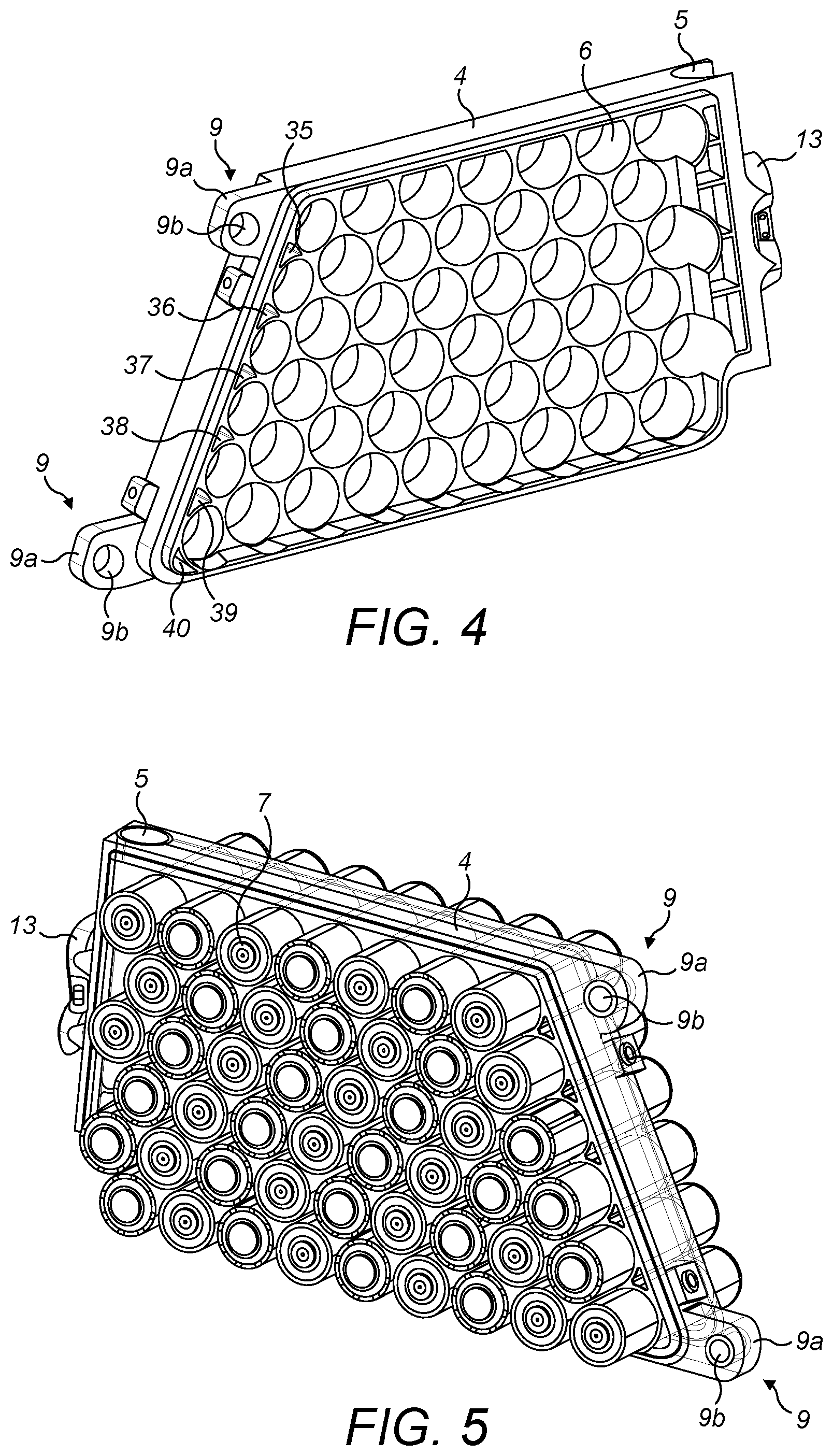 Patent US12586841 Figure 3 – Battery module coolant channels