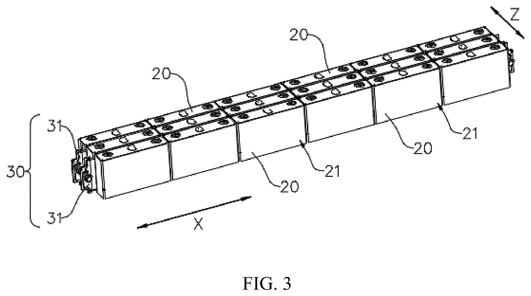 Patent US12586843 Figure 3 – Thermal management component, thermal management system, battery, and electric apparatus
