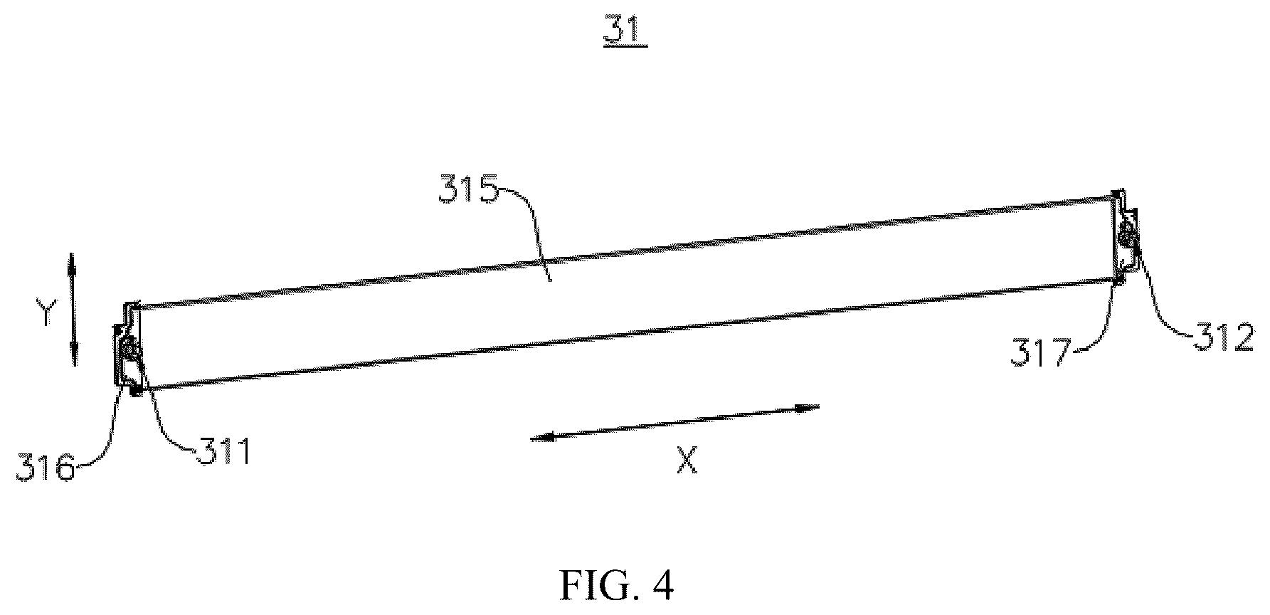 Patent US12586843 Figure 4 – Thermal management component, thermal management system, battery, and electric apparatus