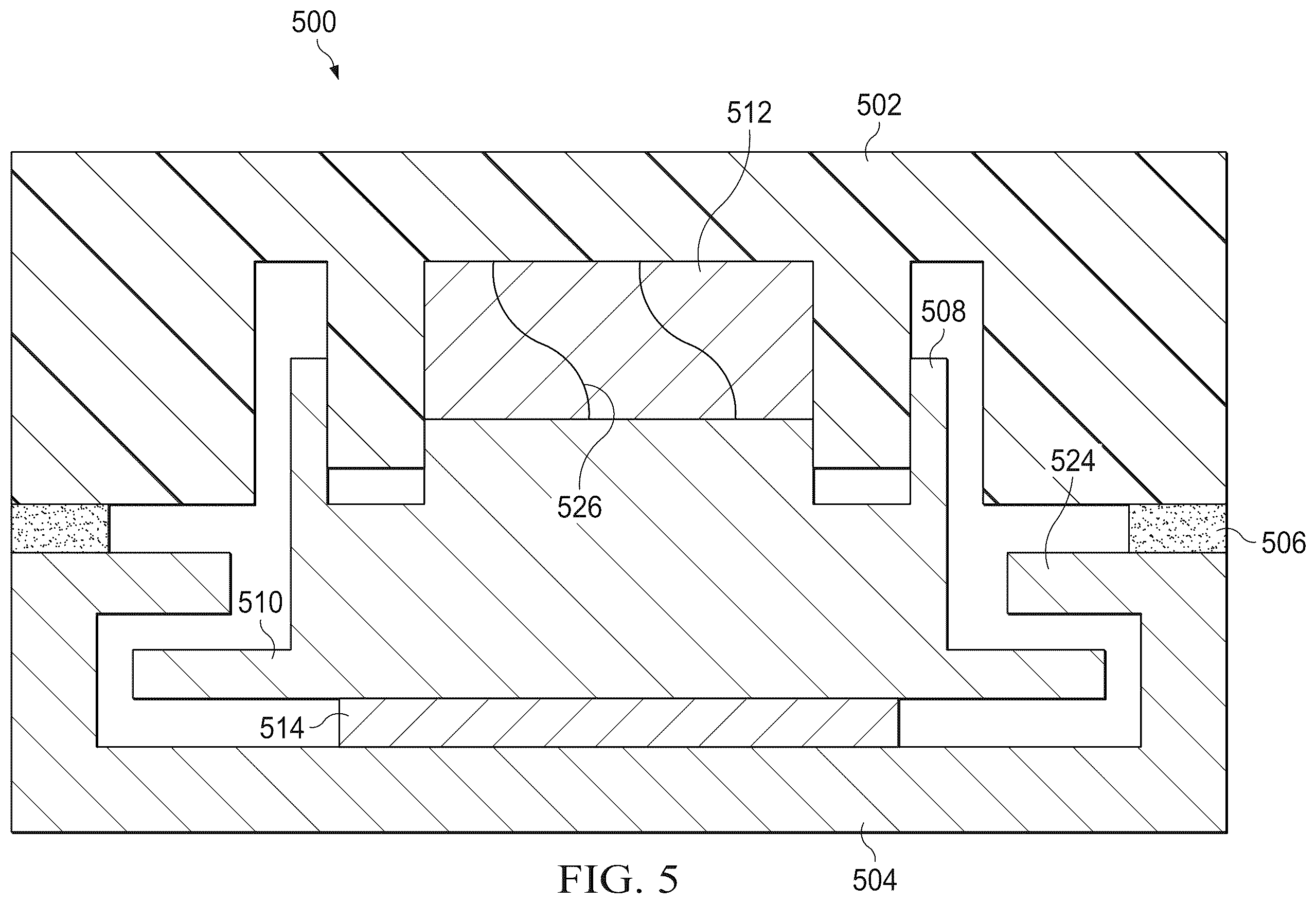 Patent US12586845 Figure 5 – Phase change material (PCM)-based conductive thermal actuator switch