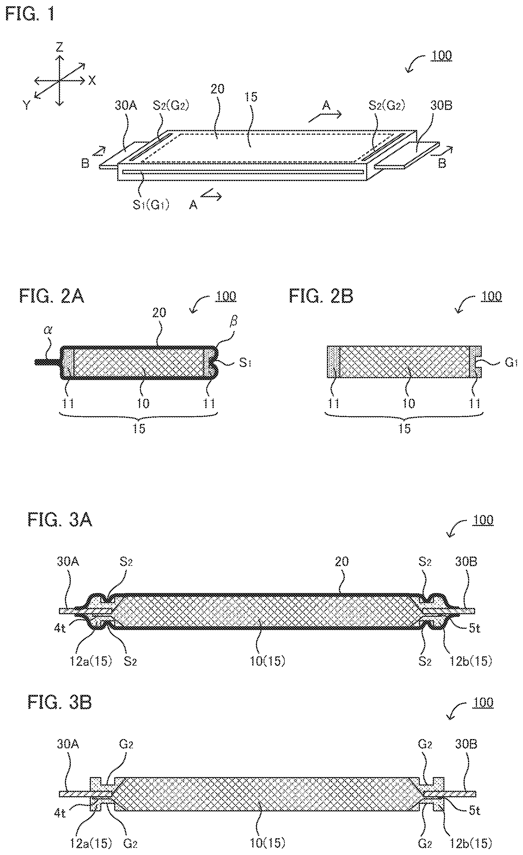 Patent US12586847 Figure 1 – Battery and method for producing thereof