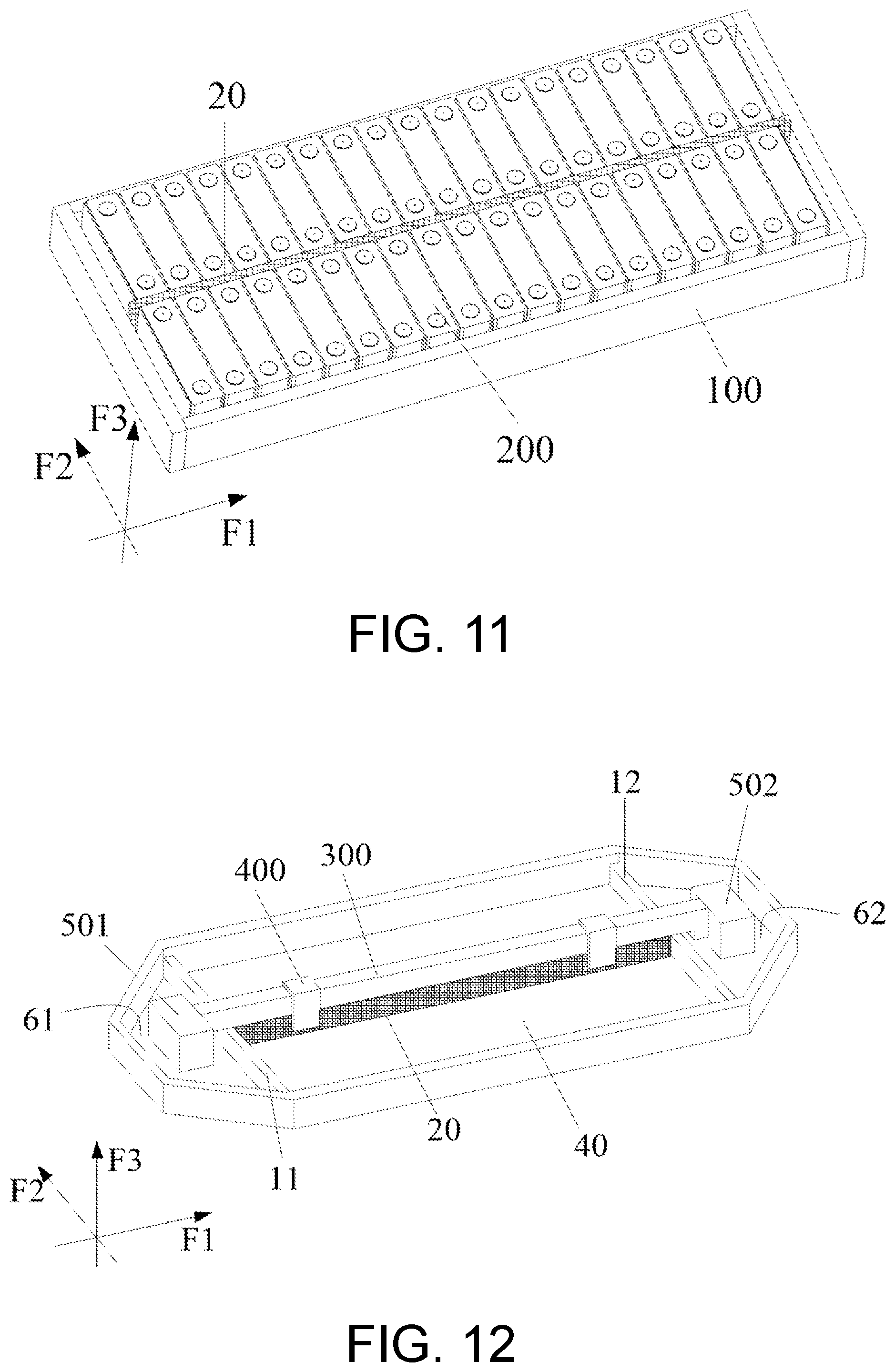 Patent US12586856 Figure 9 – Battery case comprising connected beam configuration and battery device