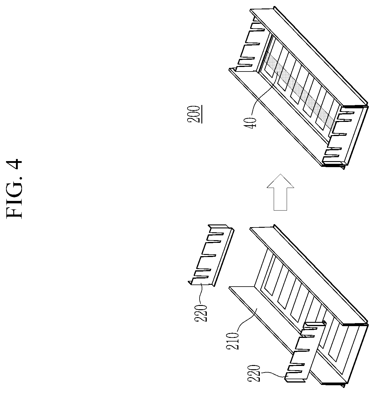Patent US12586859 Figure 4 – Battery module and method of manufacturing the same