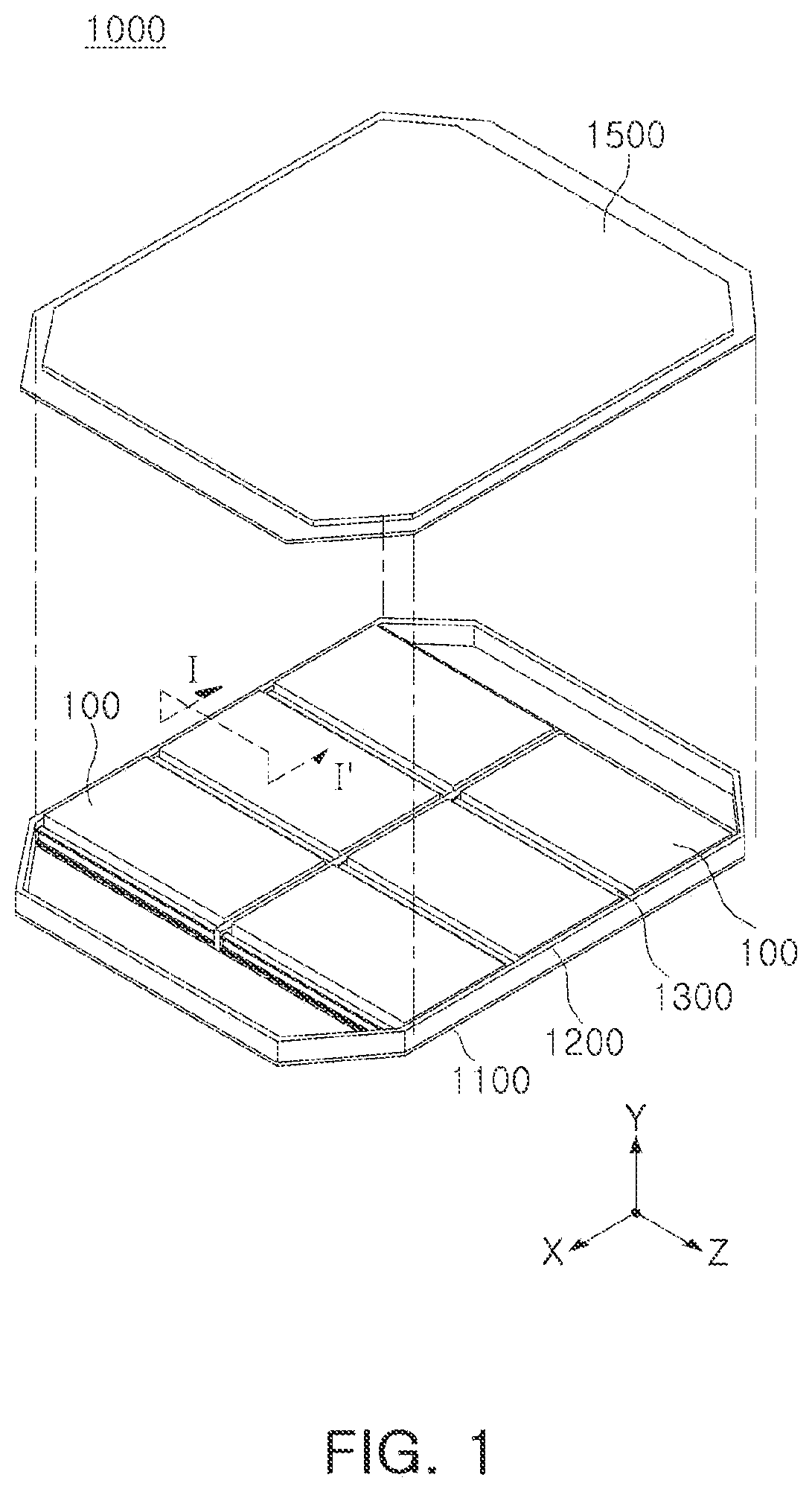 Patent US12586862 Figure 1 – Battery pack